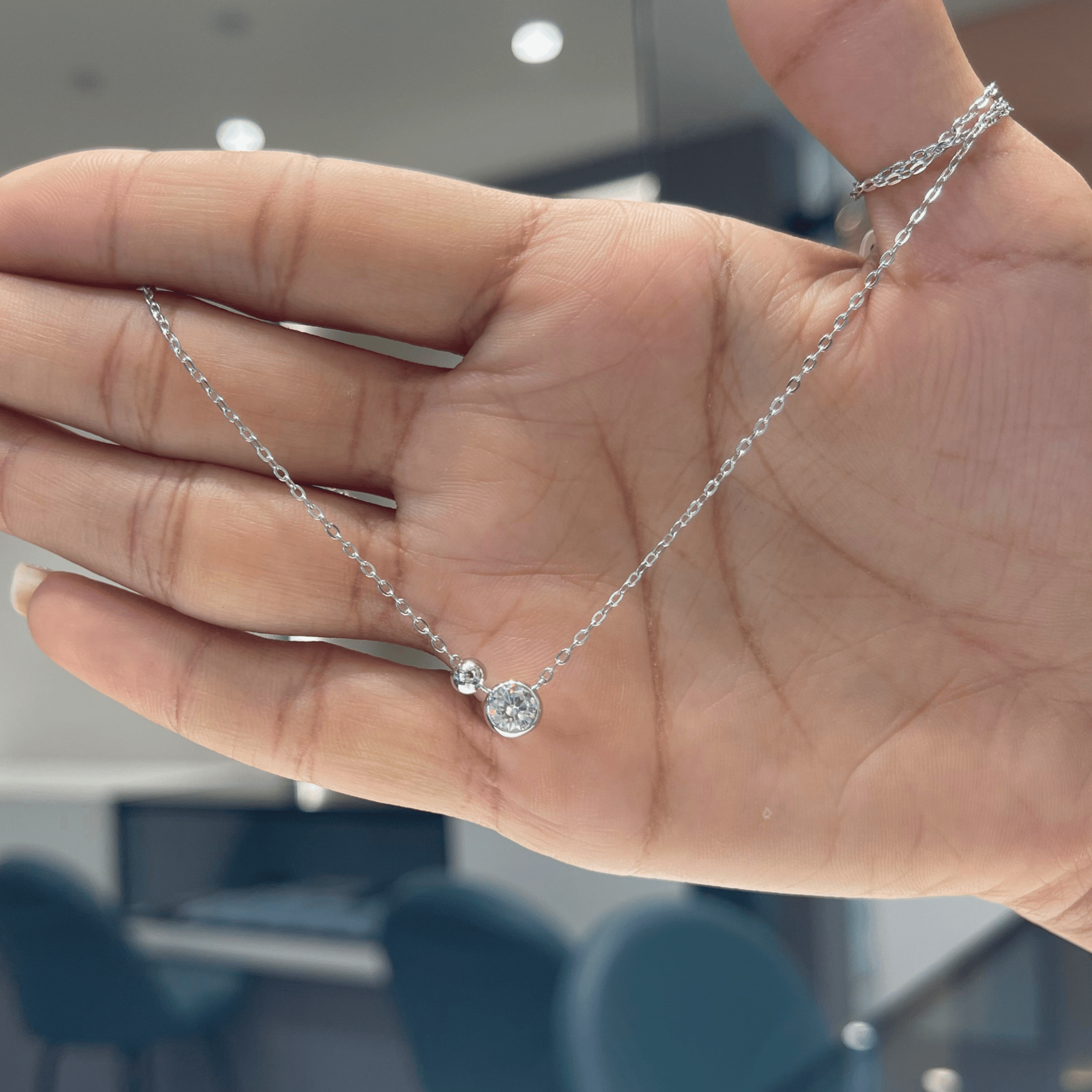 Pure 925 Silver Pendant Chain