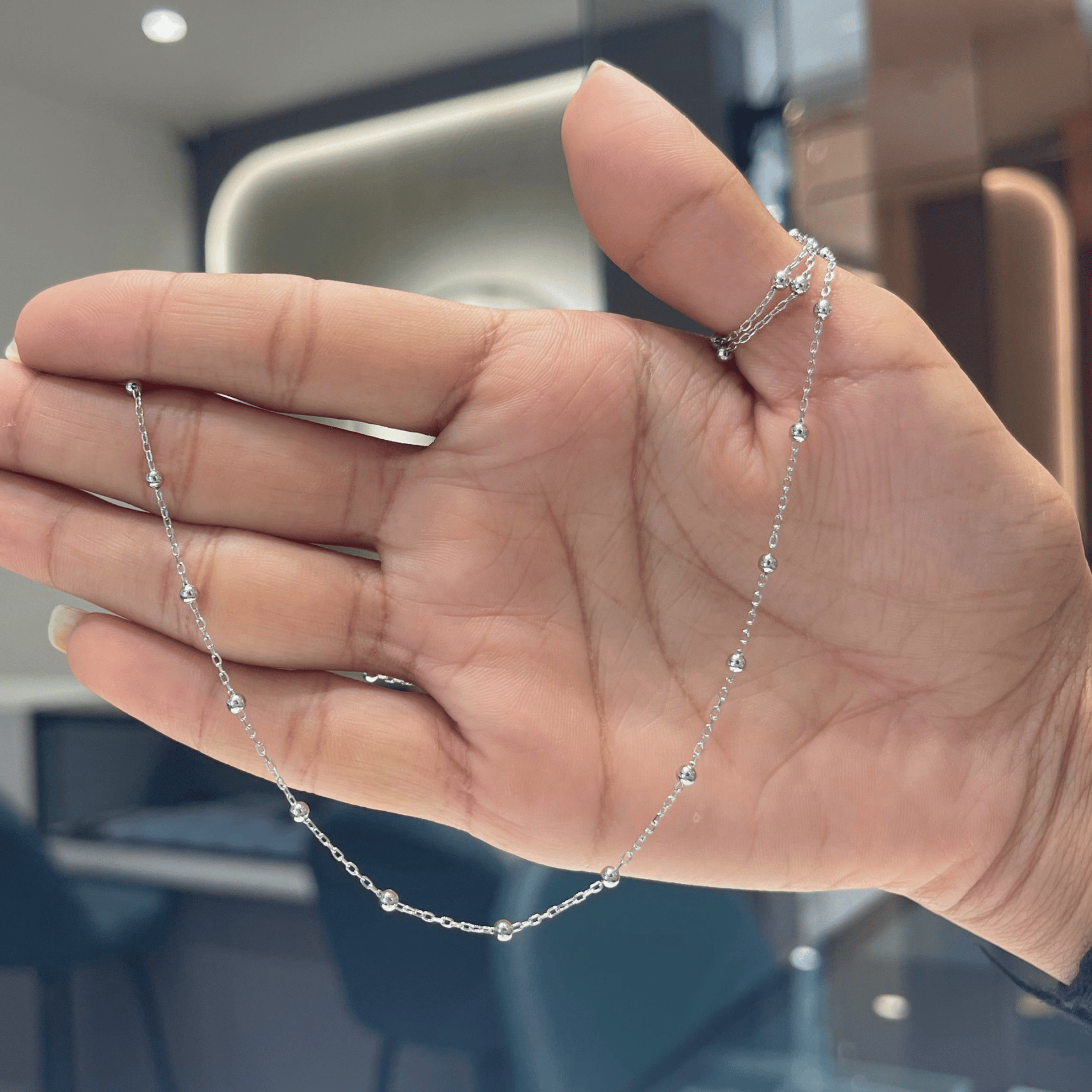 925 Silver Durable Pendant Chain