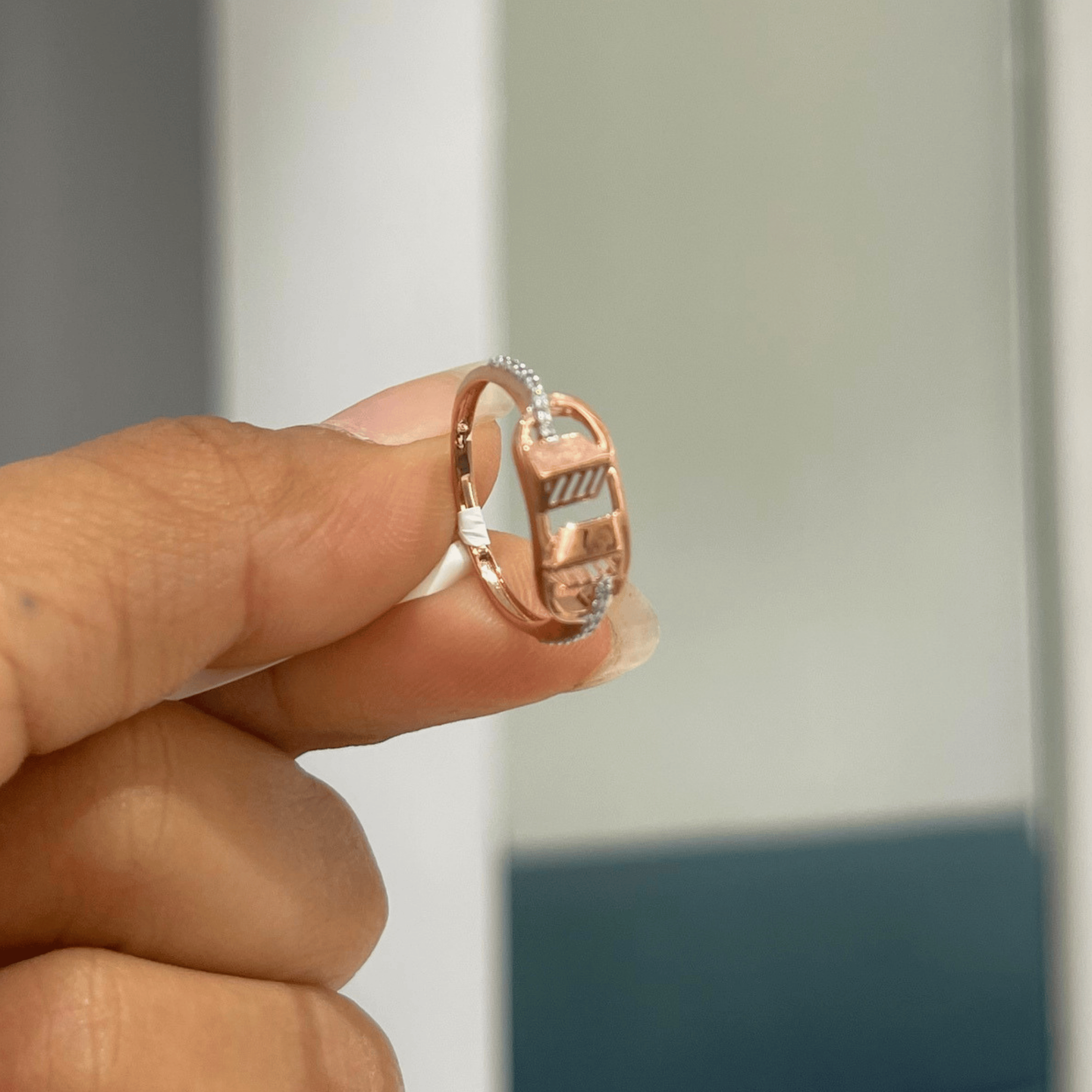 Diamond Wave Ring