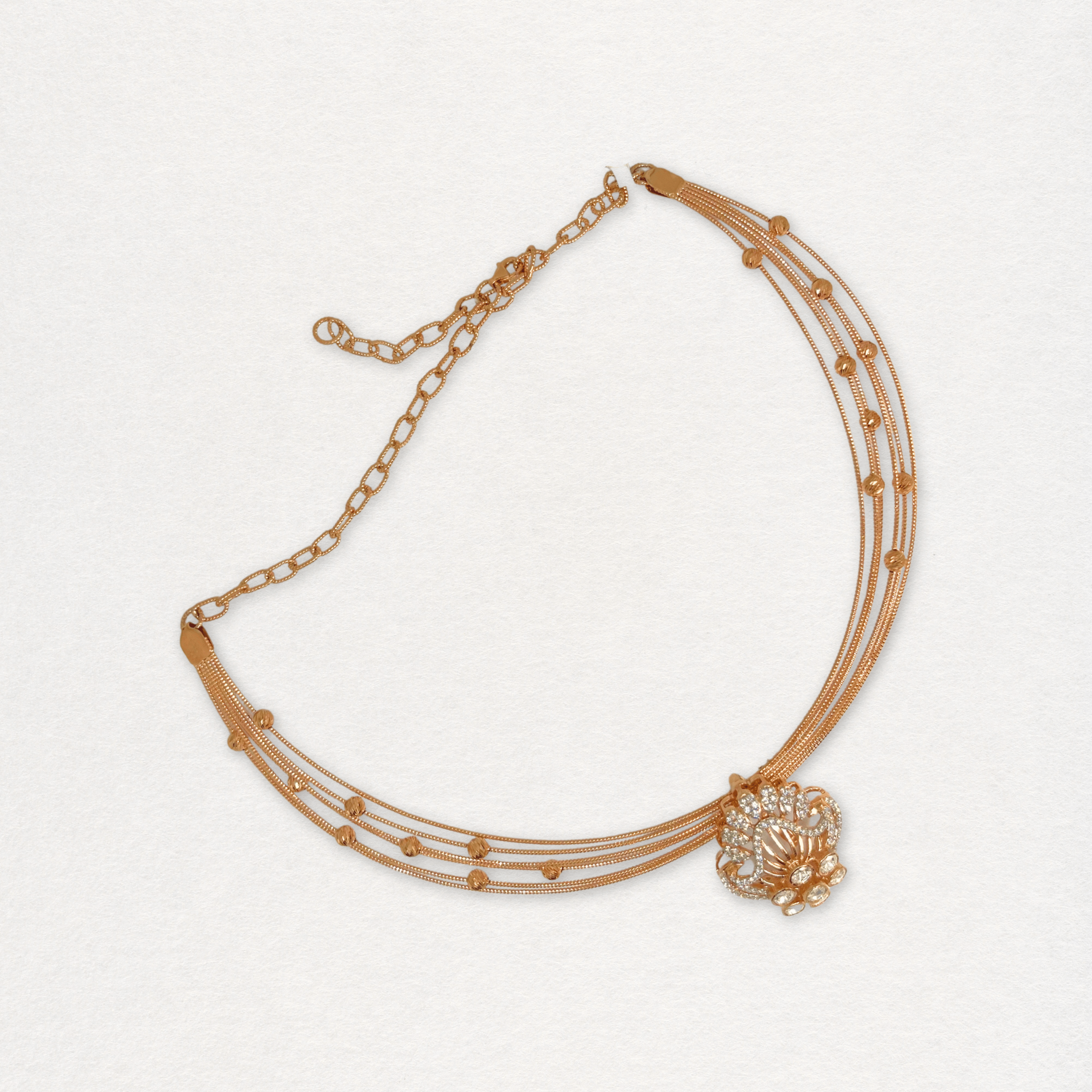 Royal Side Pendant Necklace