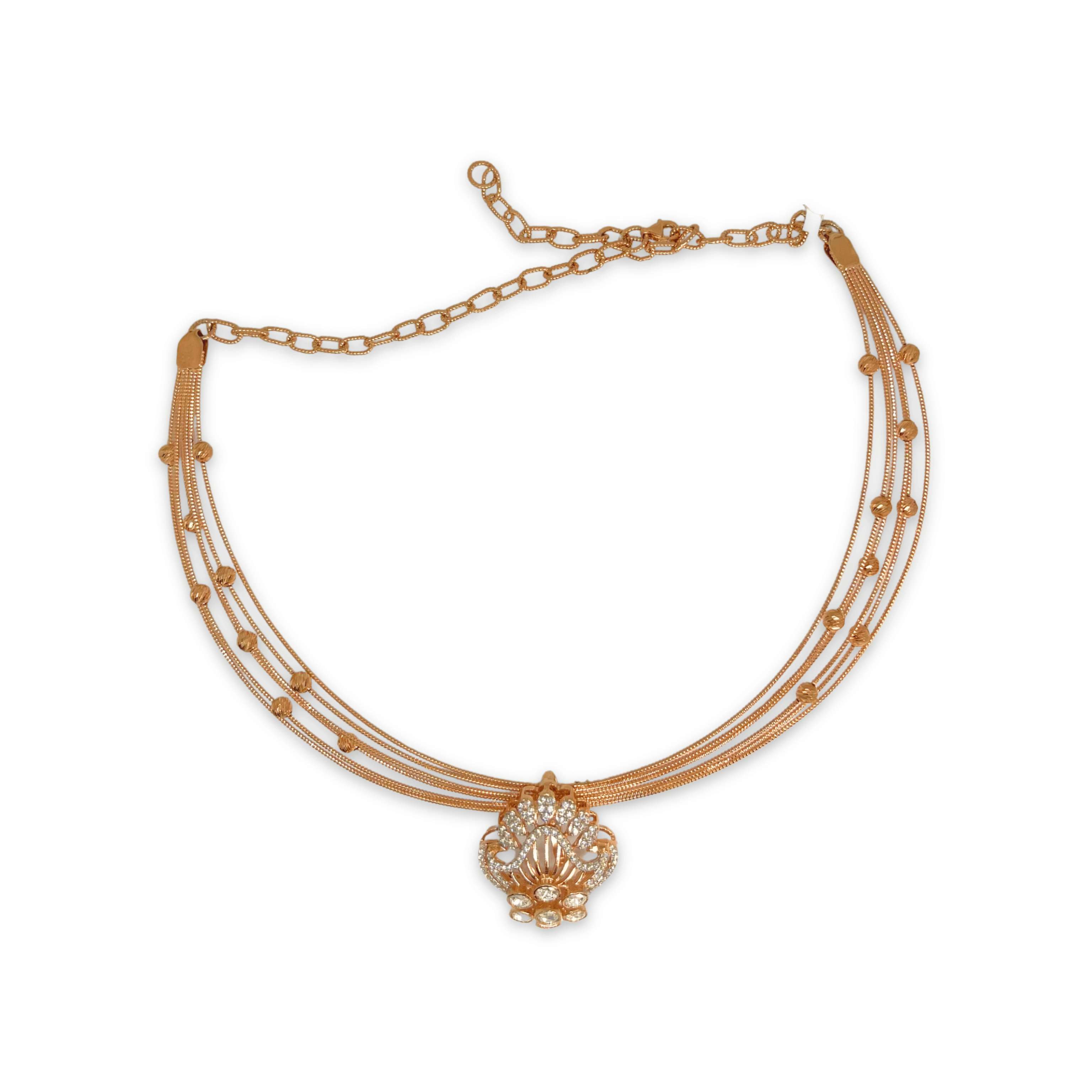 Royal Side Pendant Necklace