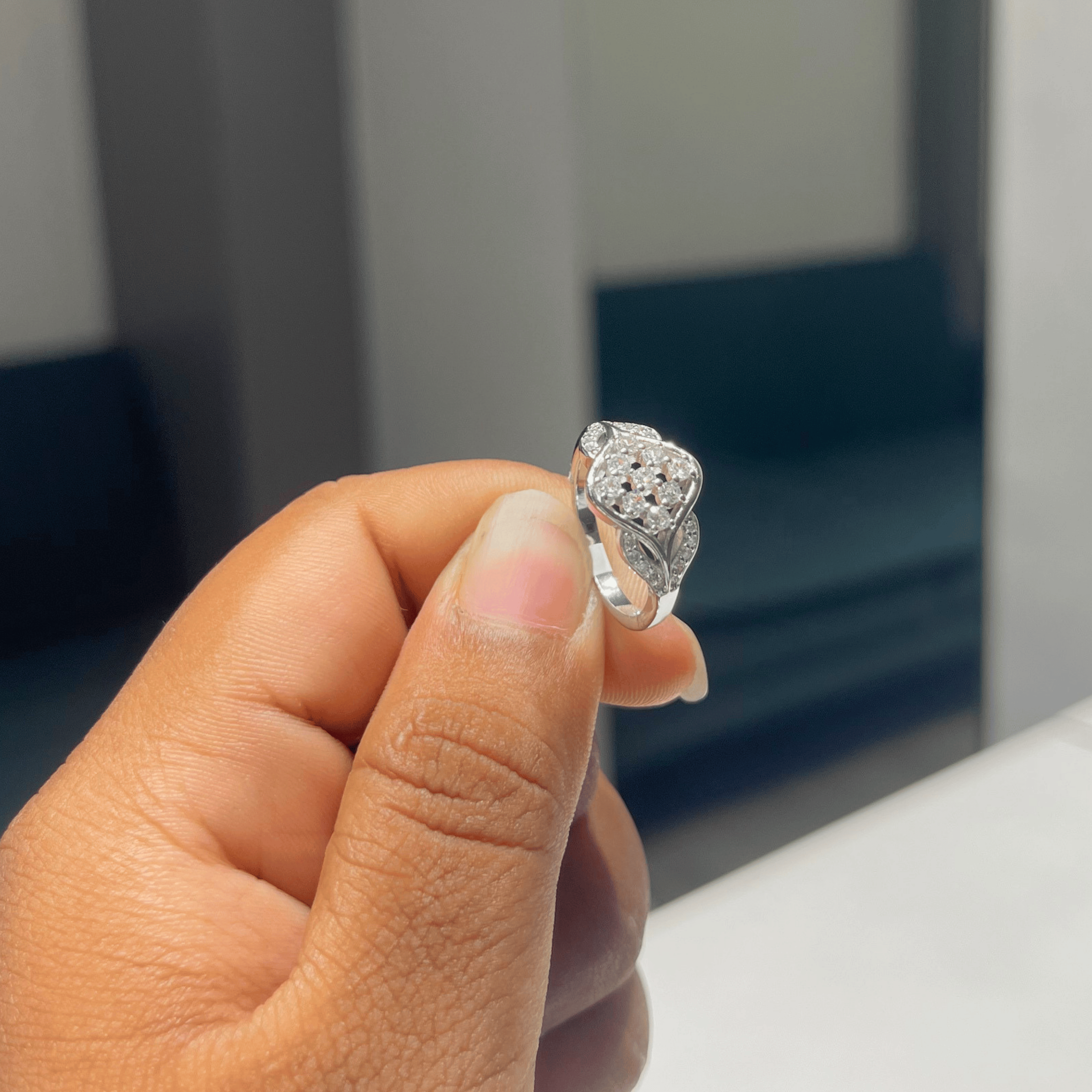 Fancy Silver Ring