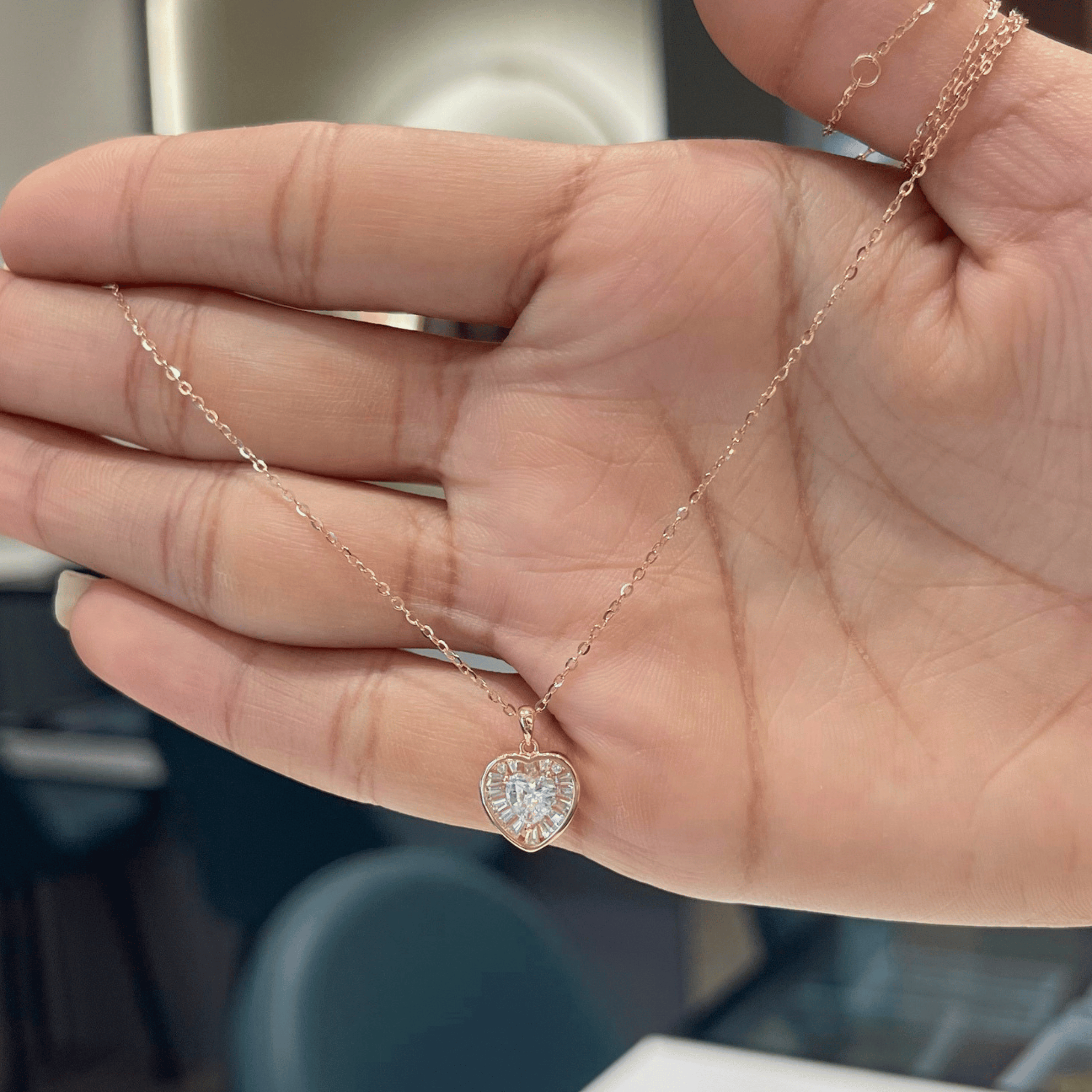925 Silver Cute Pendant Chain
