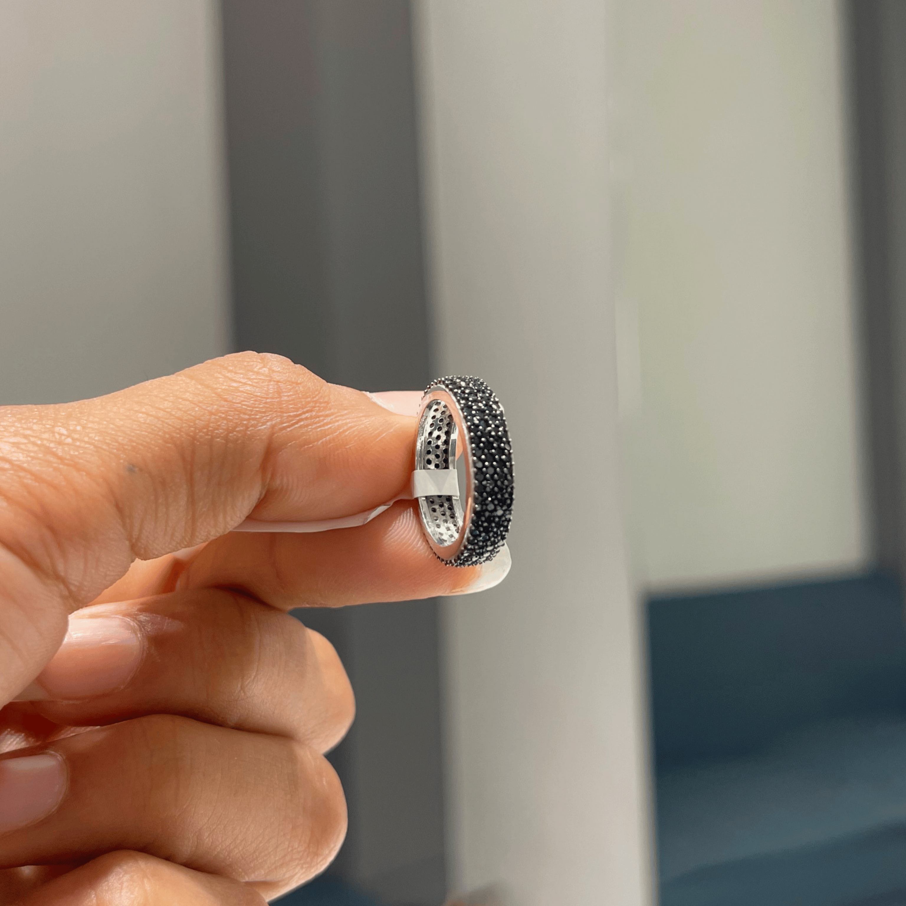 White Stone Ring