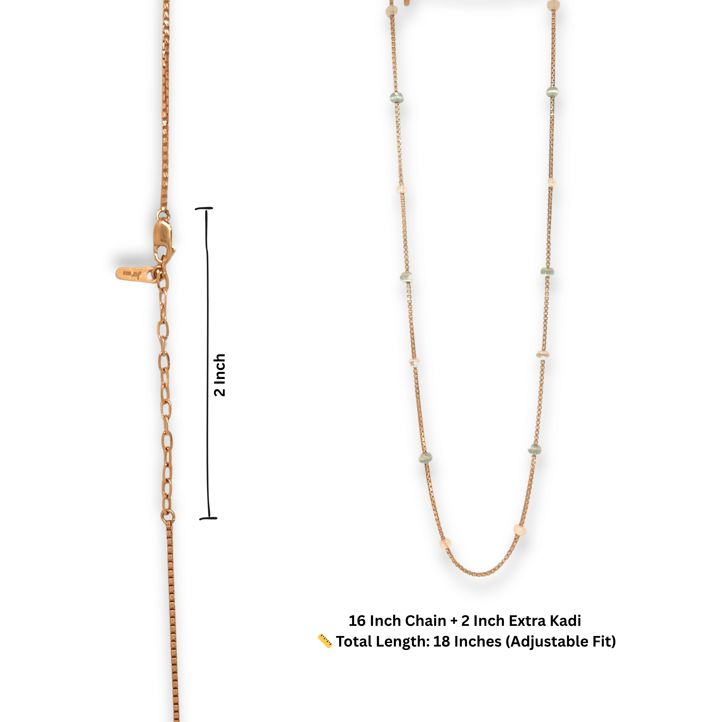 Pastel Beads Chain Mala