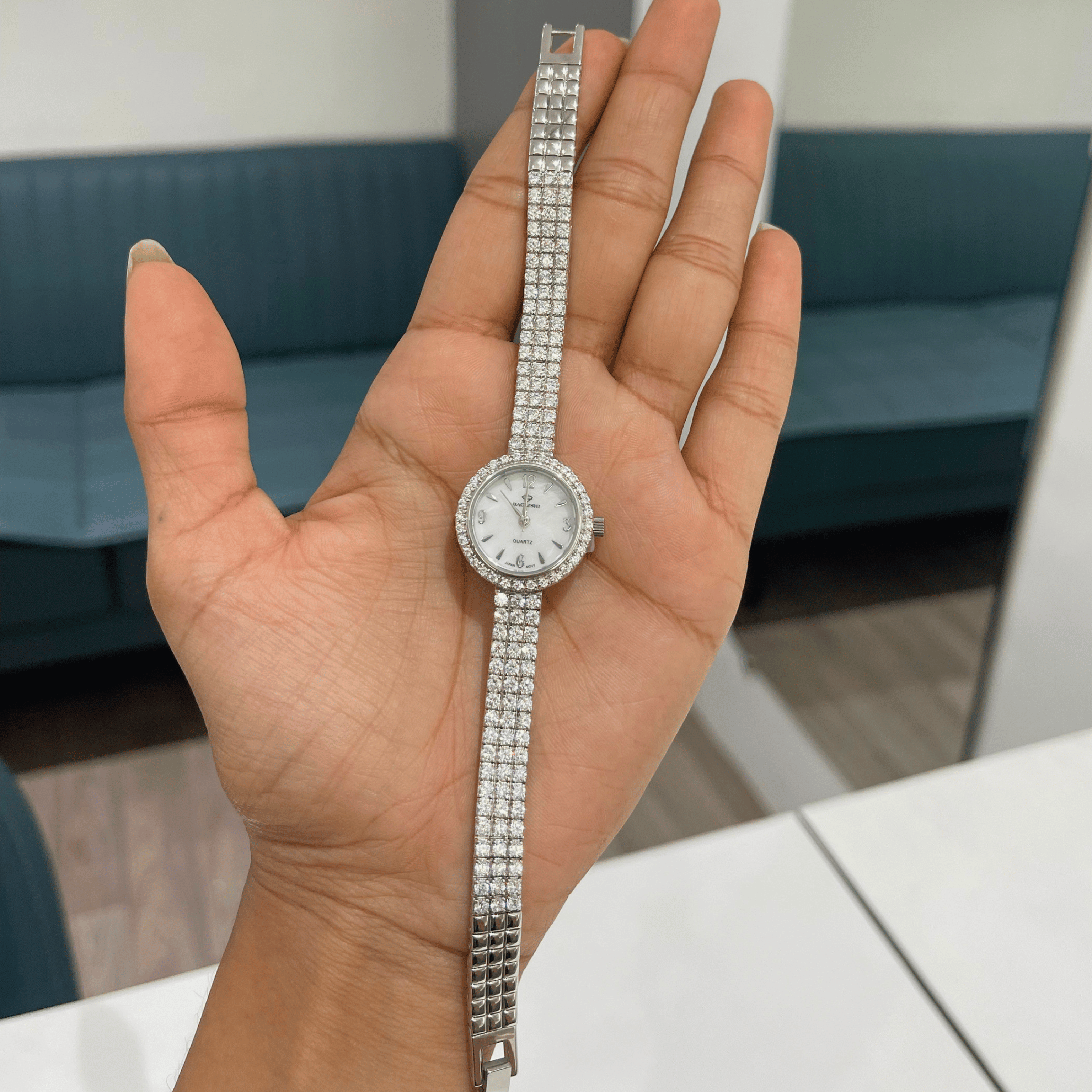 Crystal Glow Chain Watch