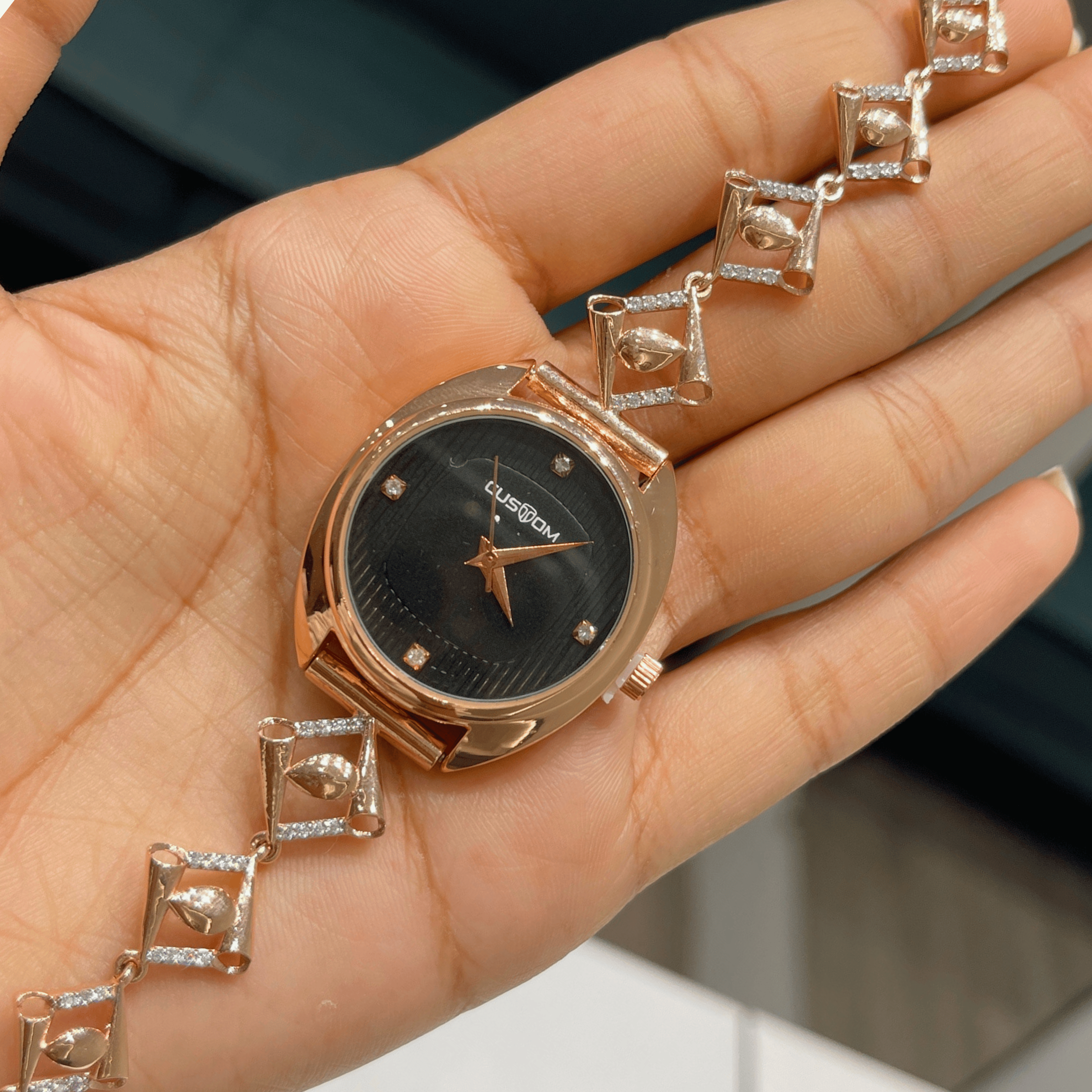Silver Spark Watch Bracelet
