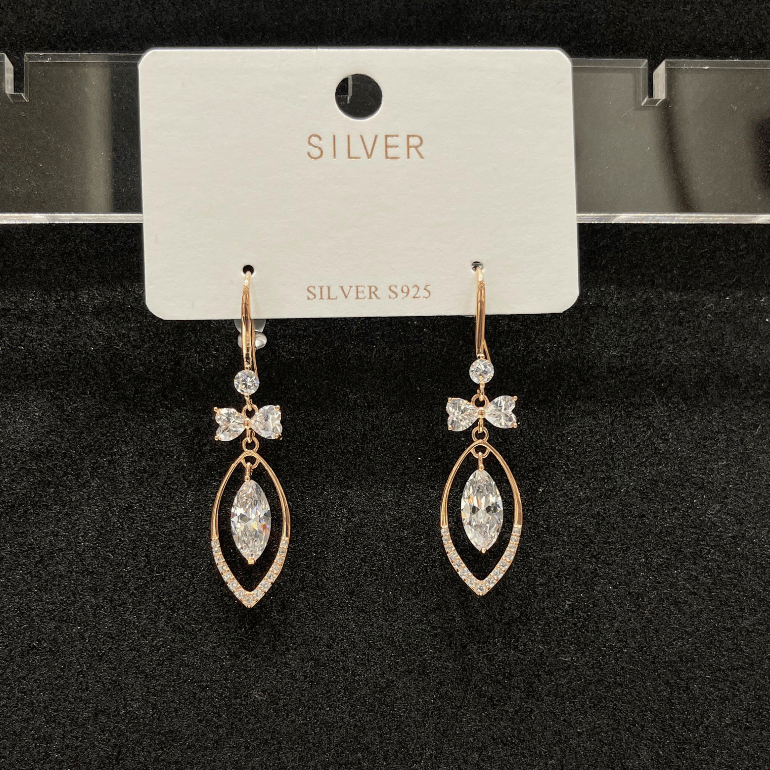 Pearl Cut Drop Earrings