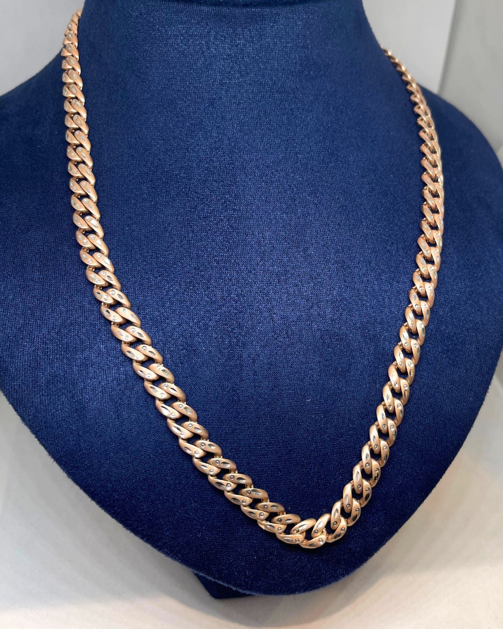 Premium Cuban Twist Silver Chain