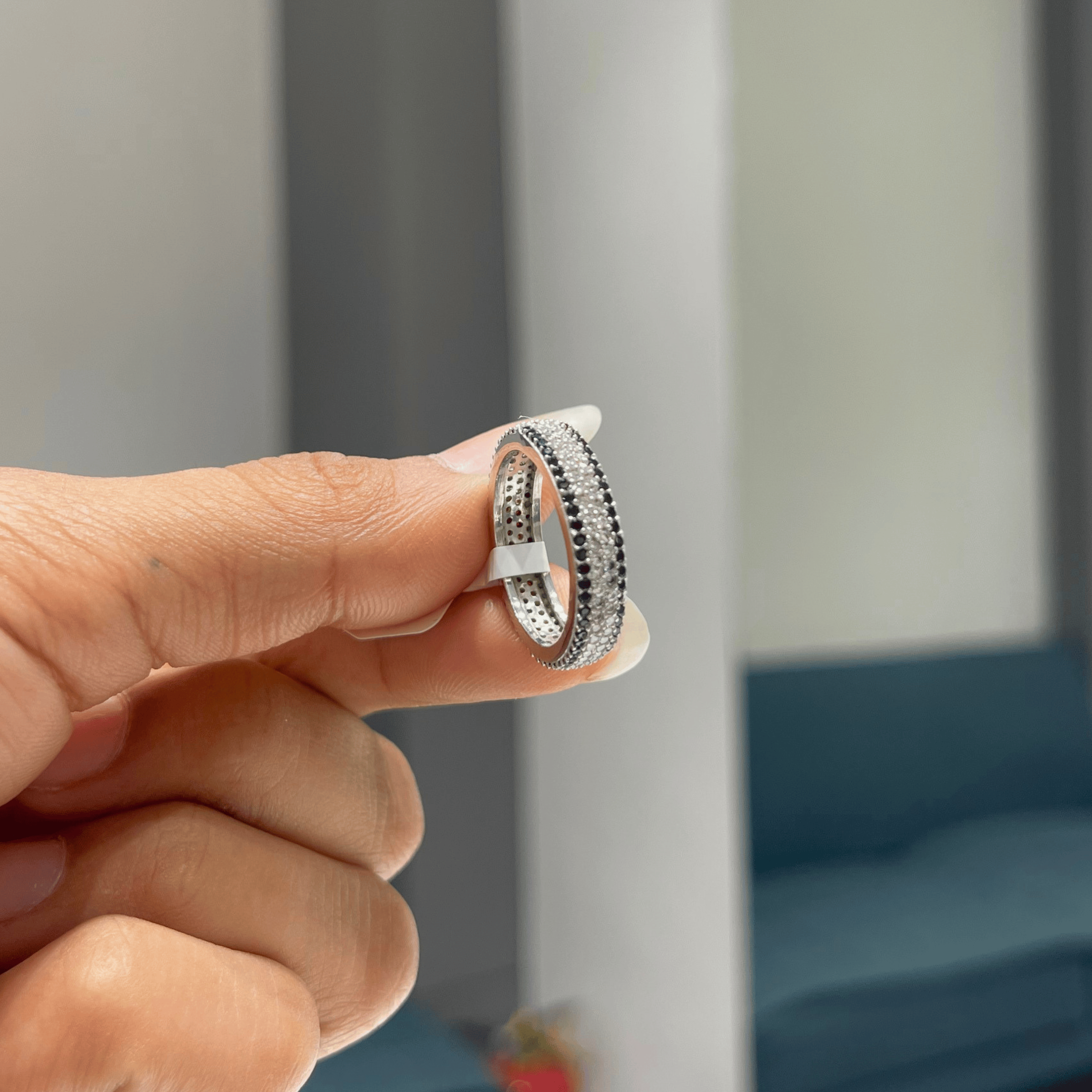 Silver Spark Ring