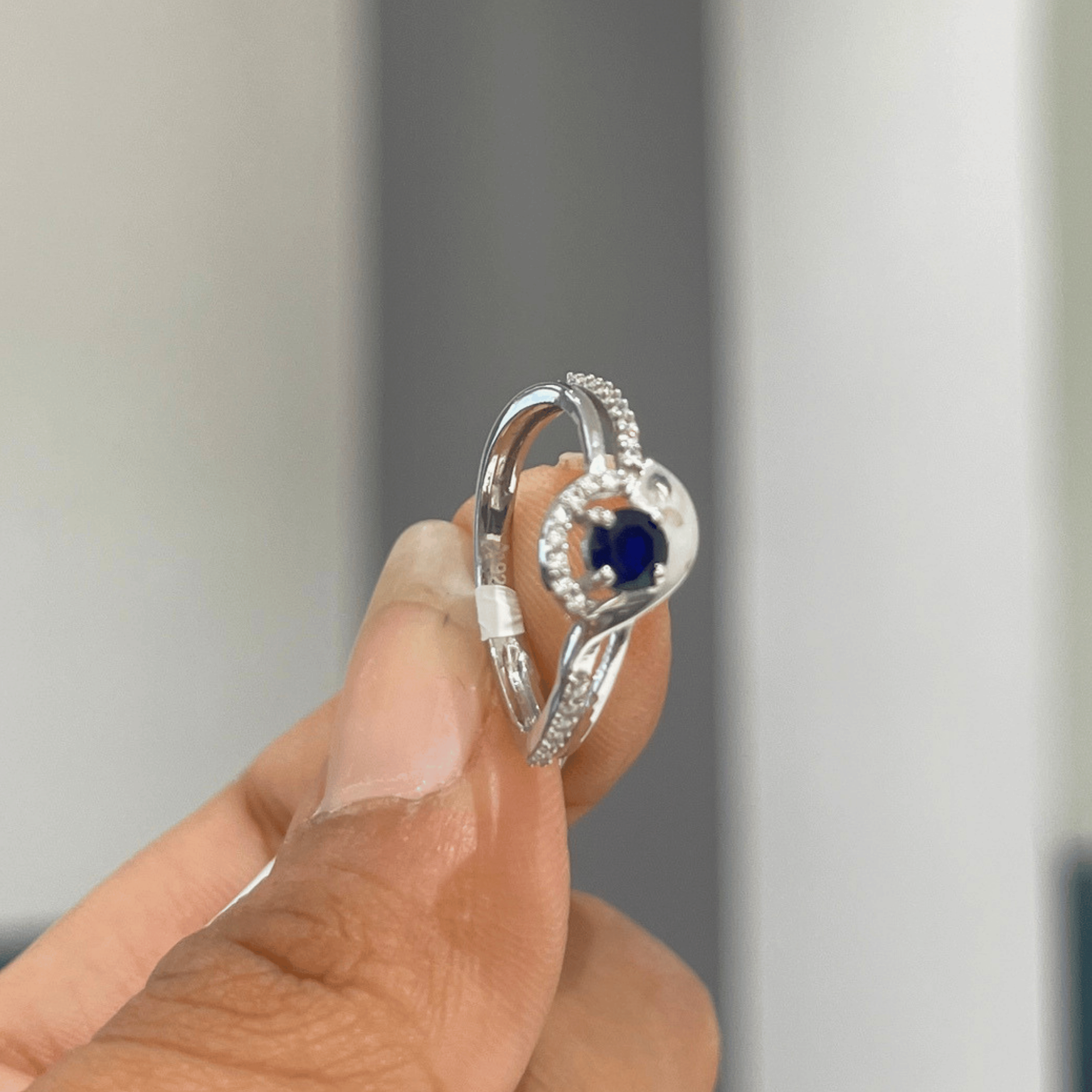 Frosted Charm Ring