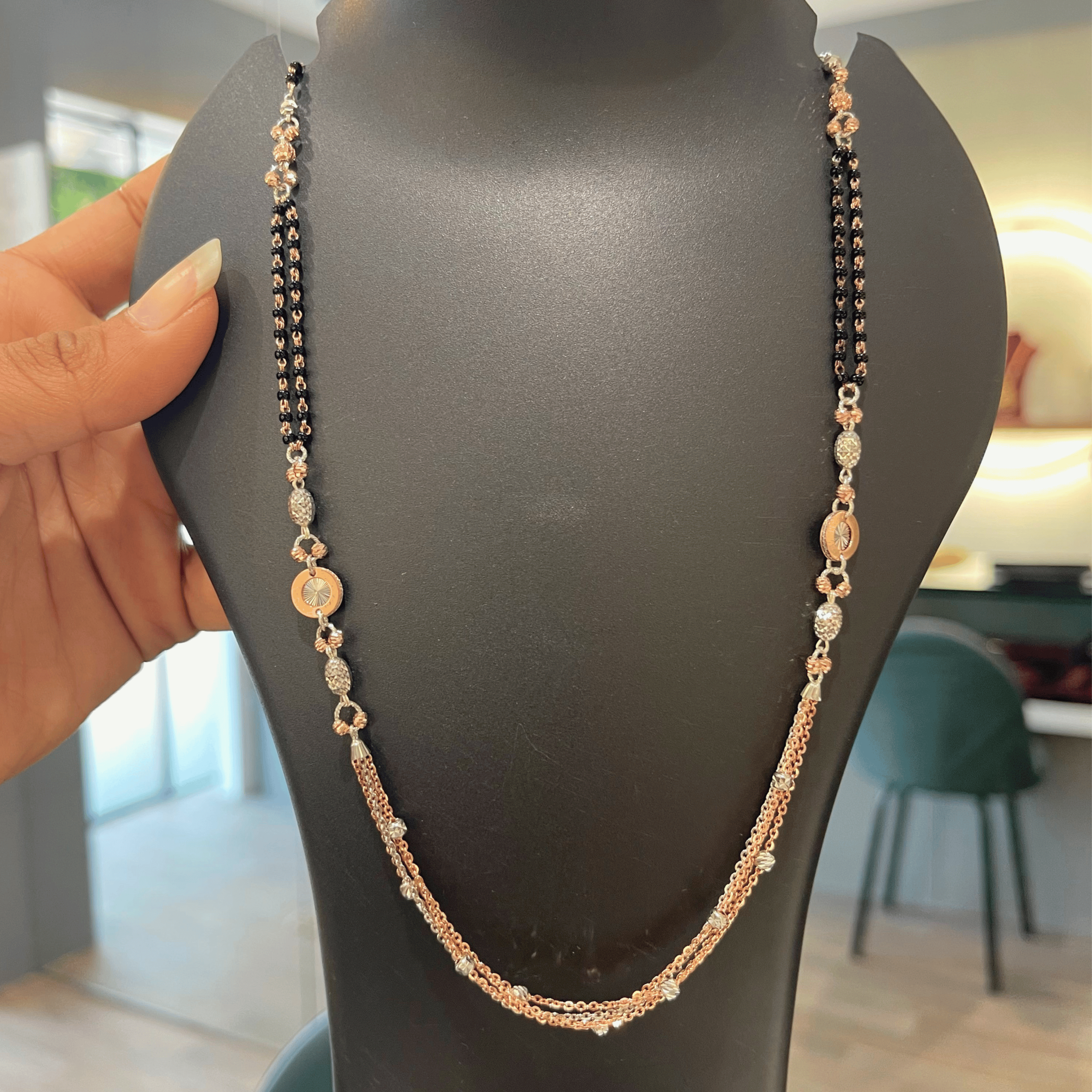 Rose Glow Mangalsutra ✨