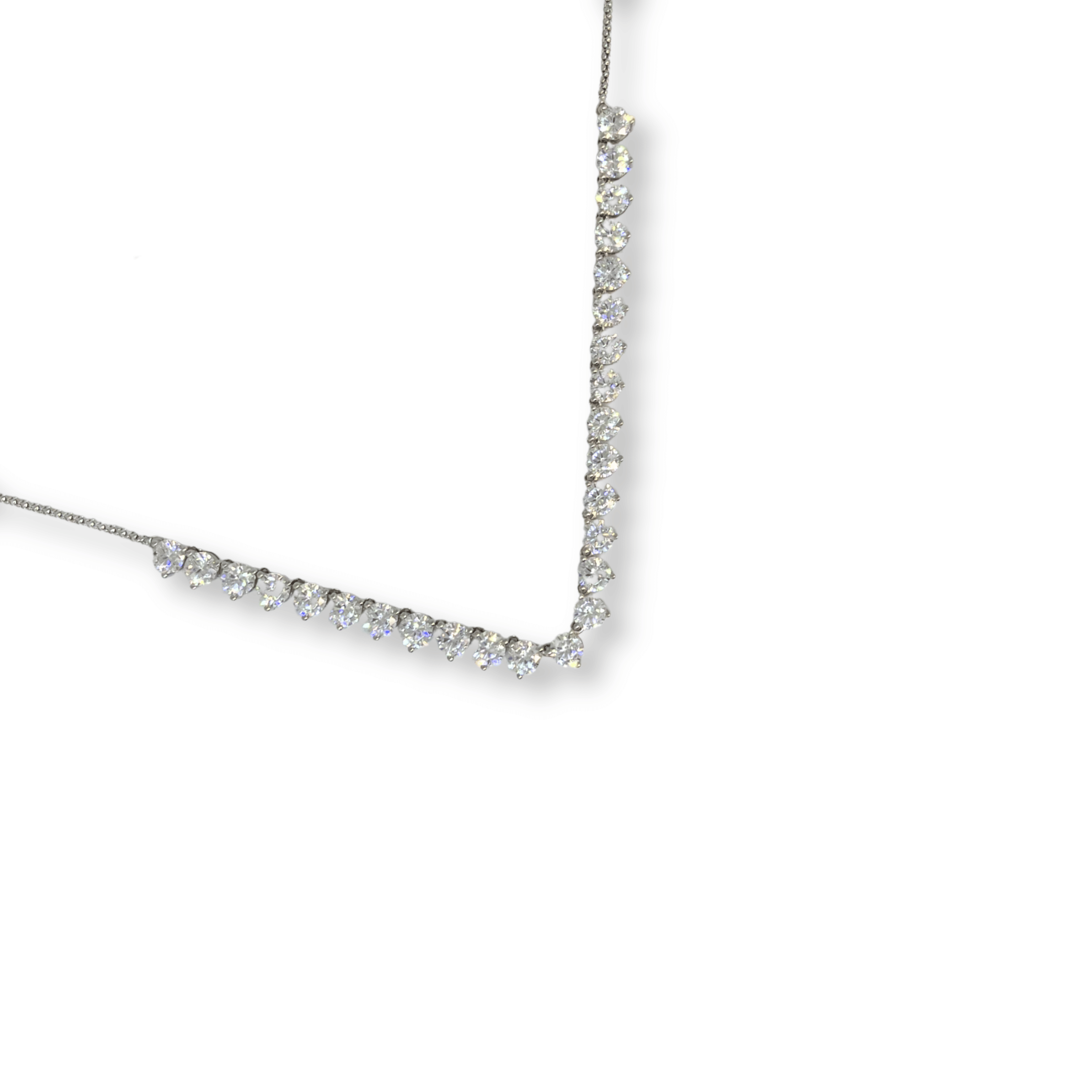 Premium Diamond Line Necklace