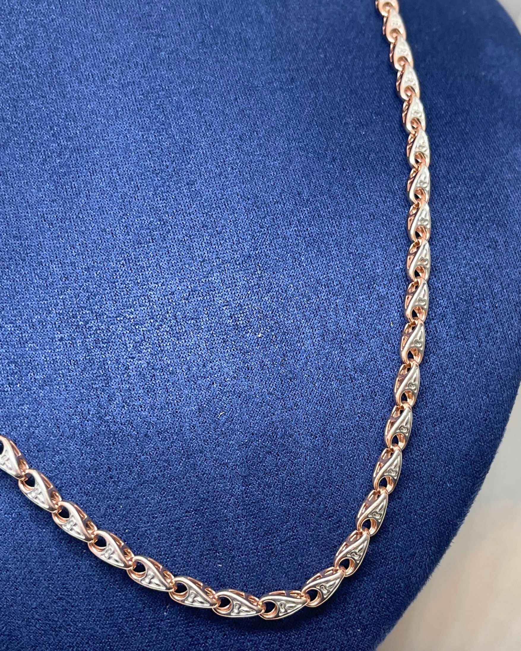 Elite Twist Men's Silver Chain