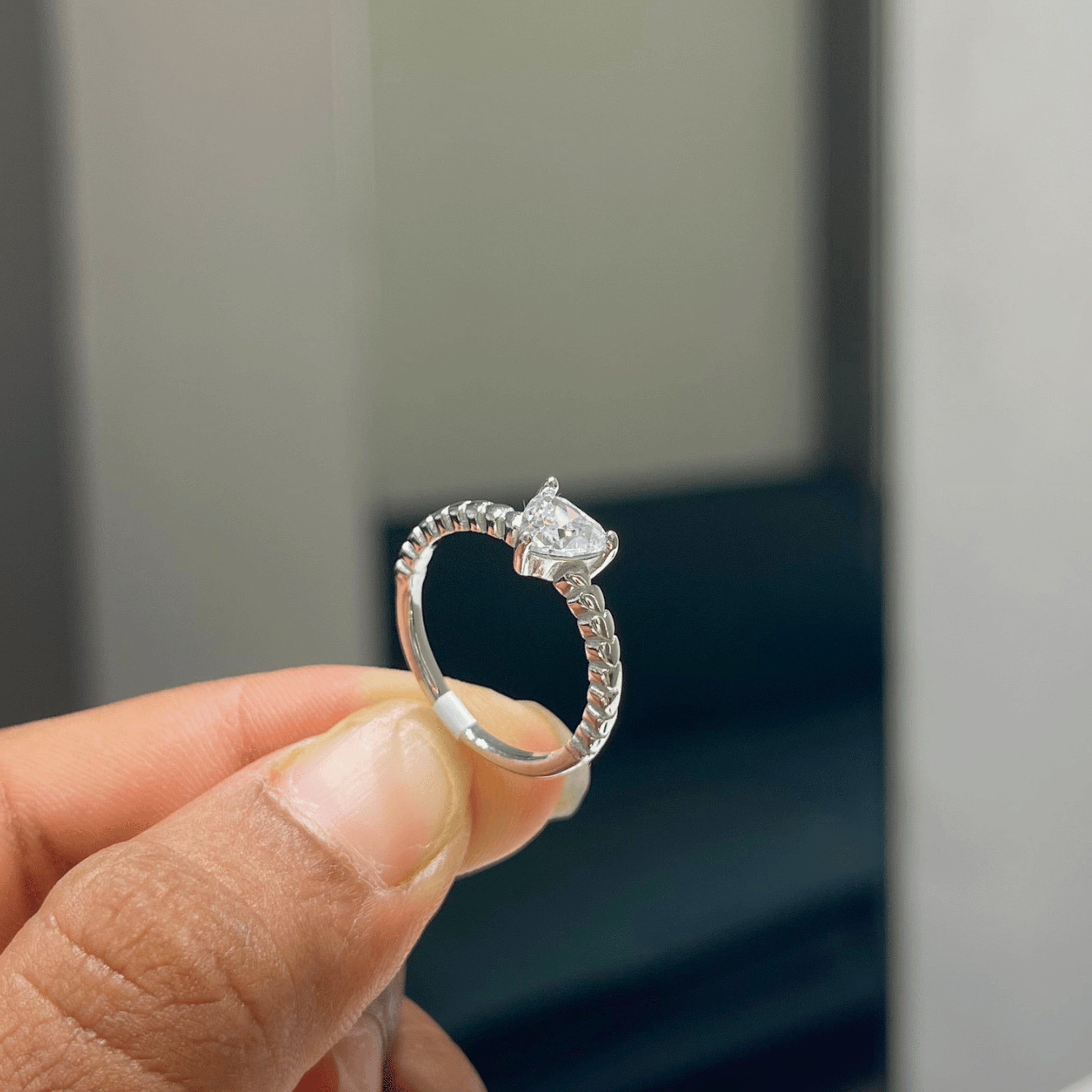 Elegant Halo Ring