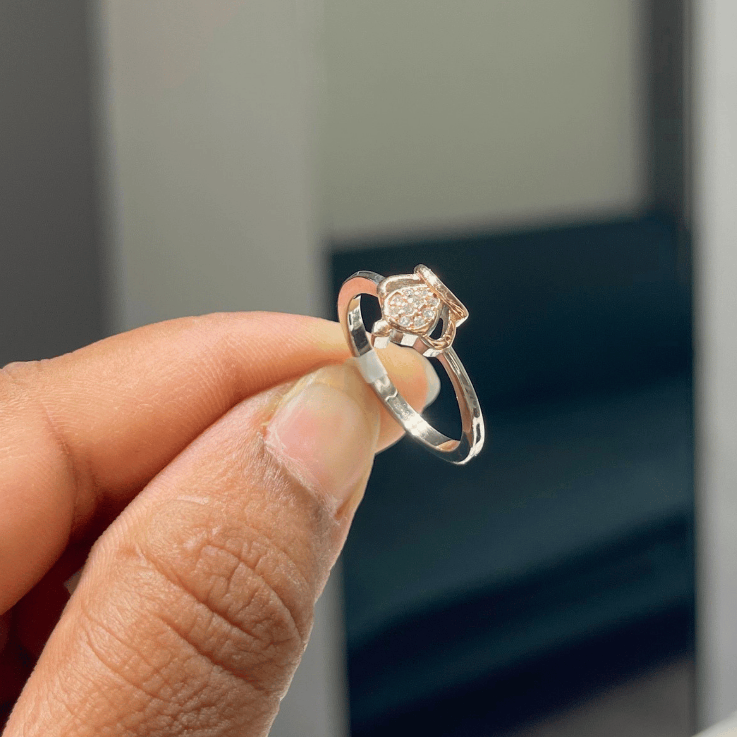 Elegant Halo Ring