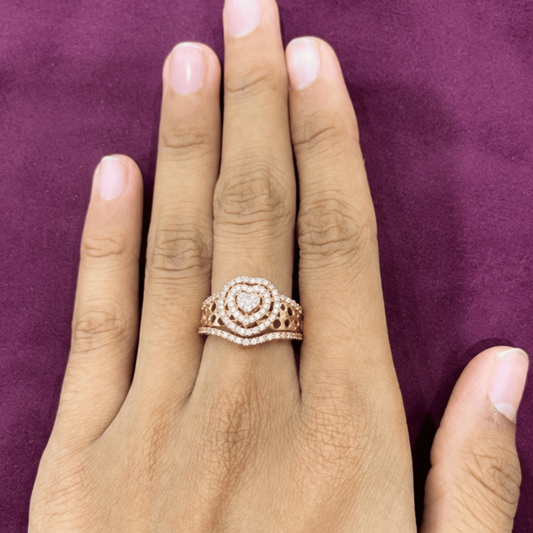 Crystal Infinity Spark Ring