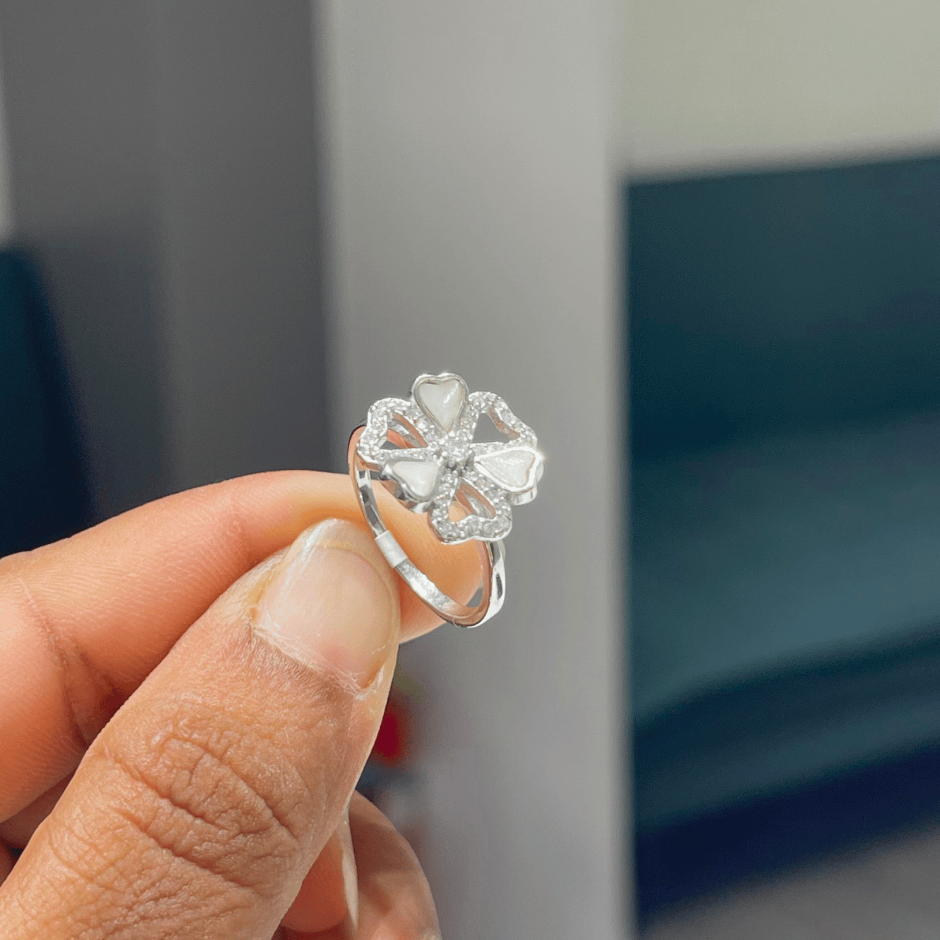 Crystal Spark Ring