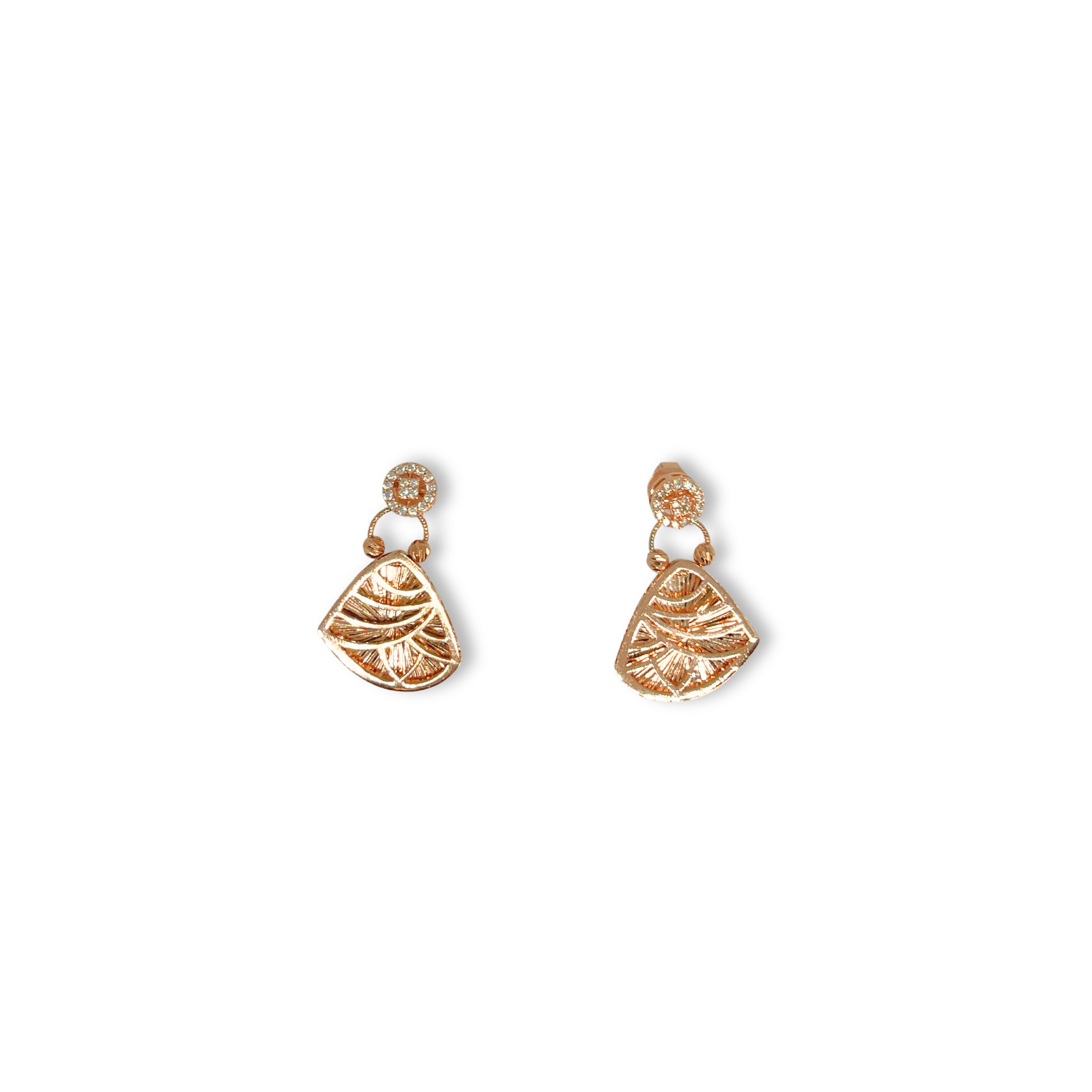 Minimal Designer Gold Finish Necklace Set