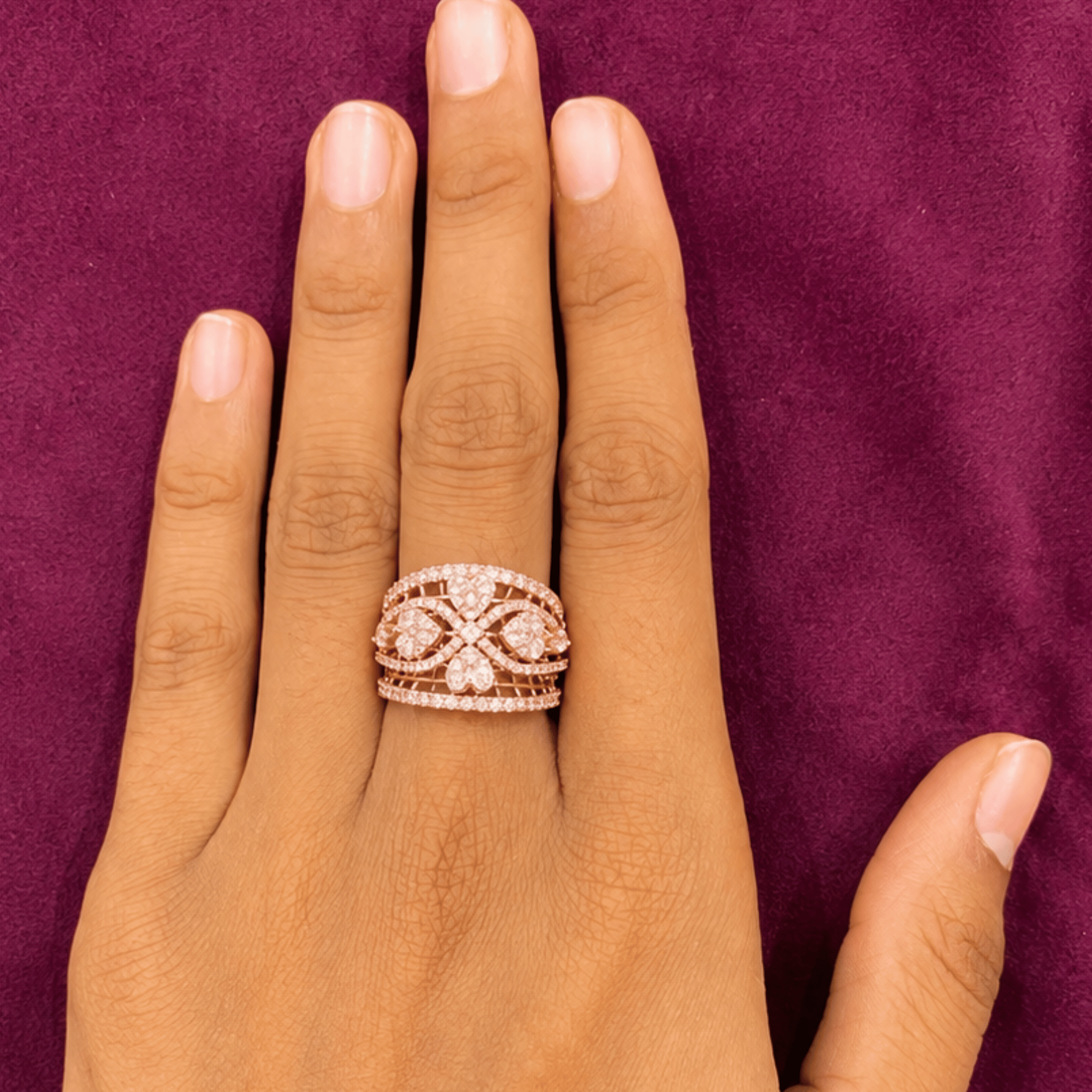 Dimond Aura Spark Ring