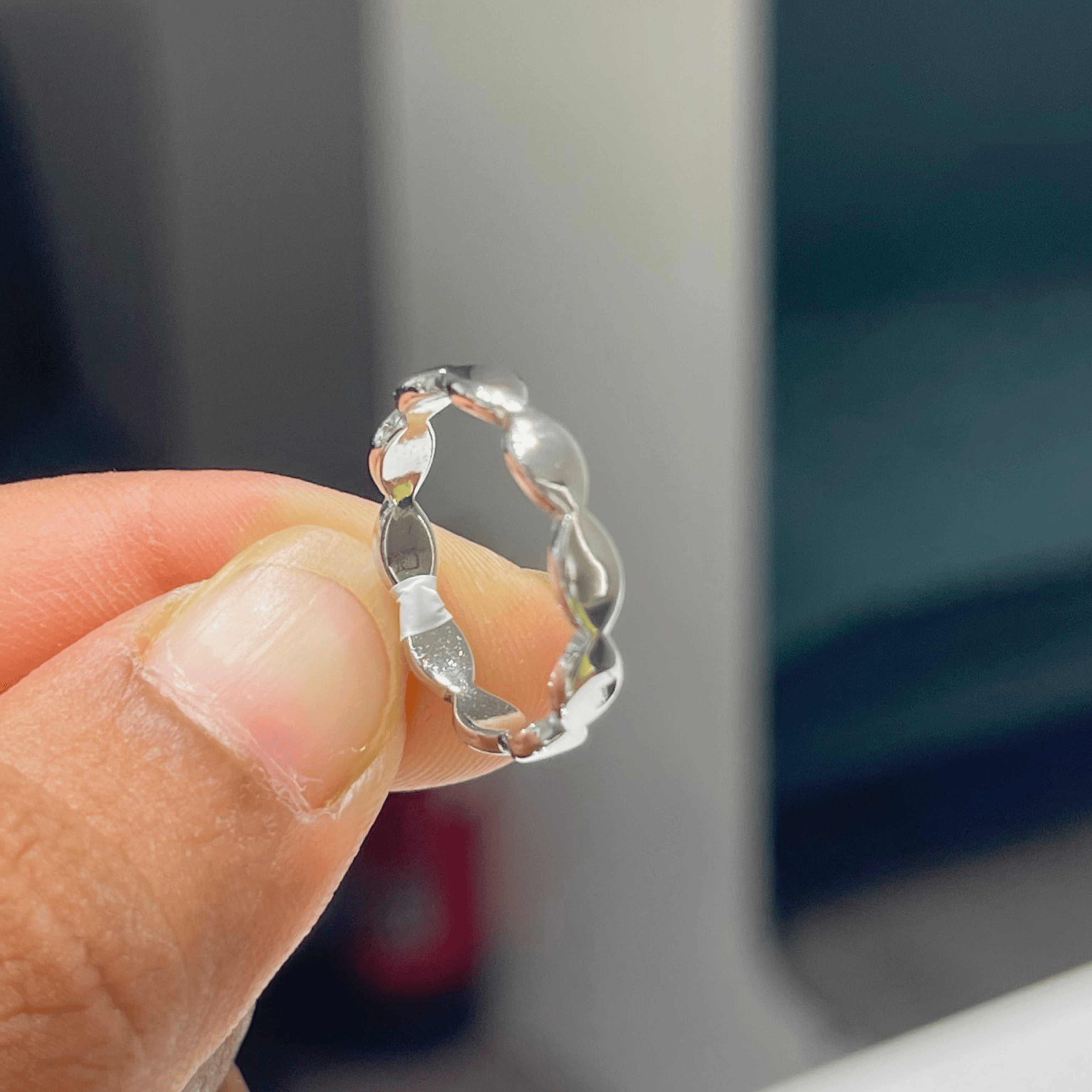 Crystal Infinity Ring