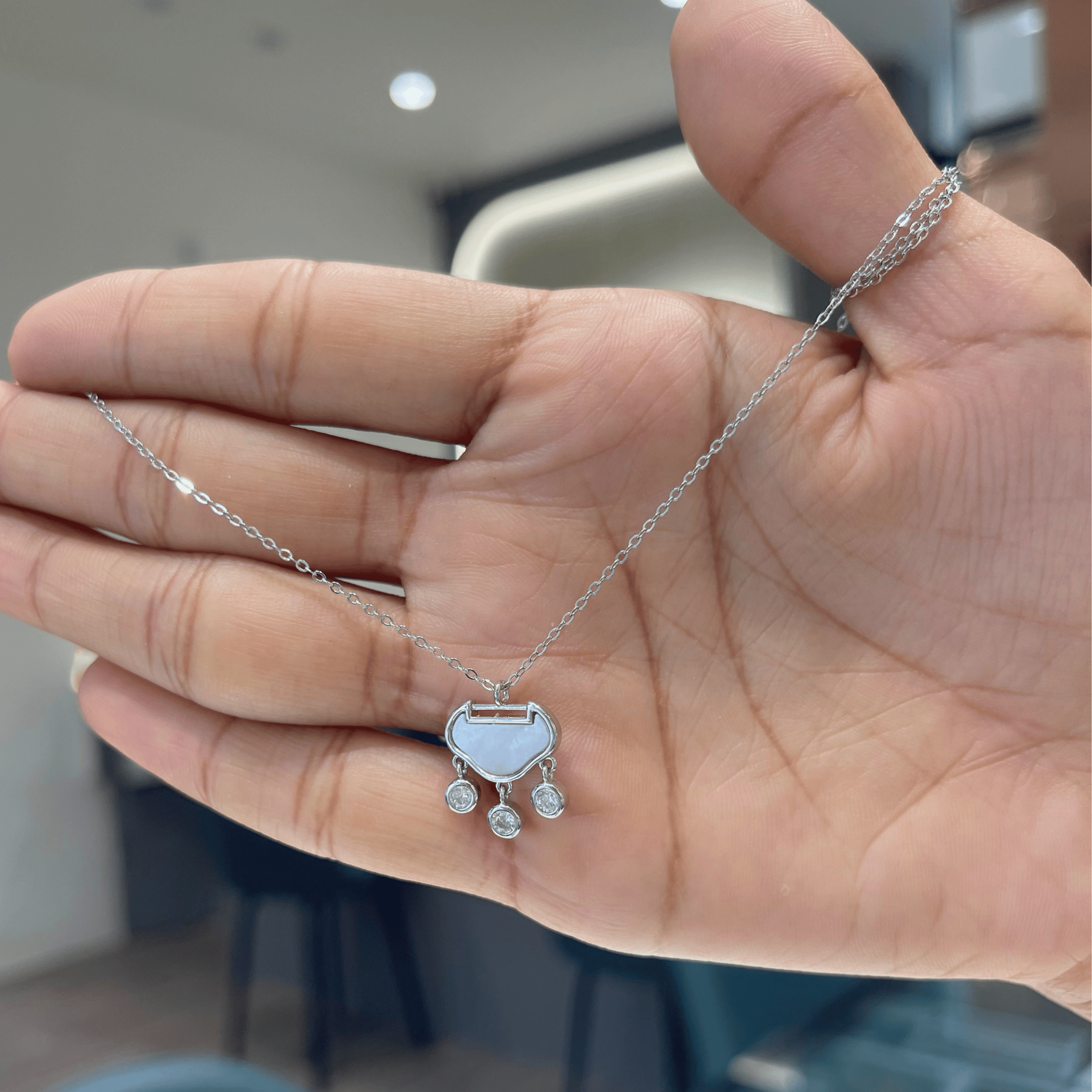 925 Silver Minimal Pendant Chain