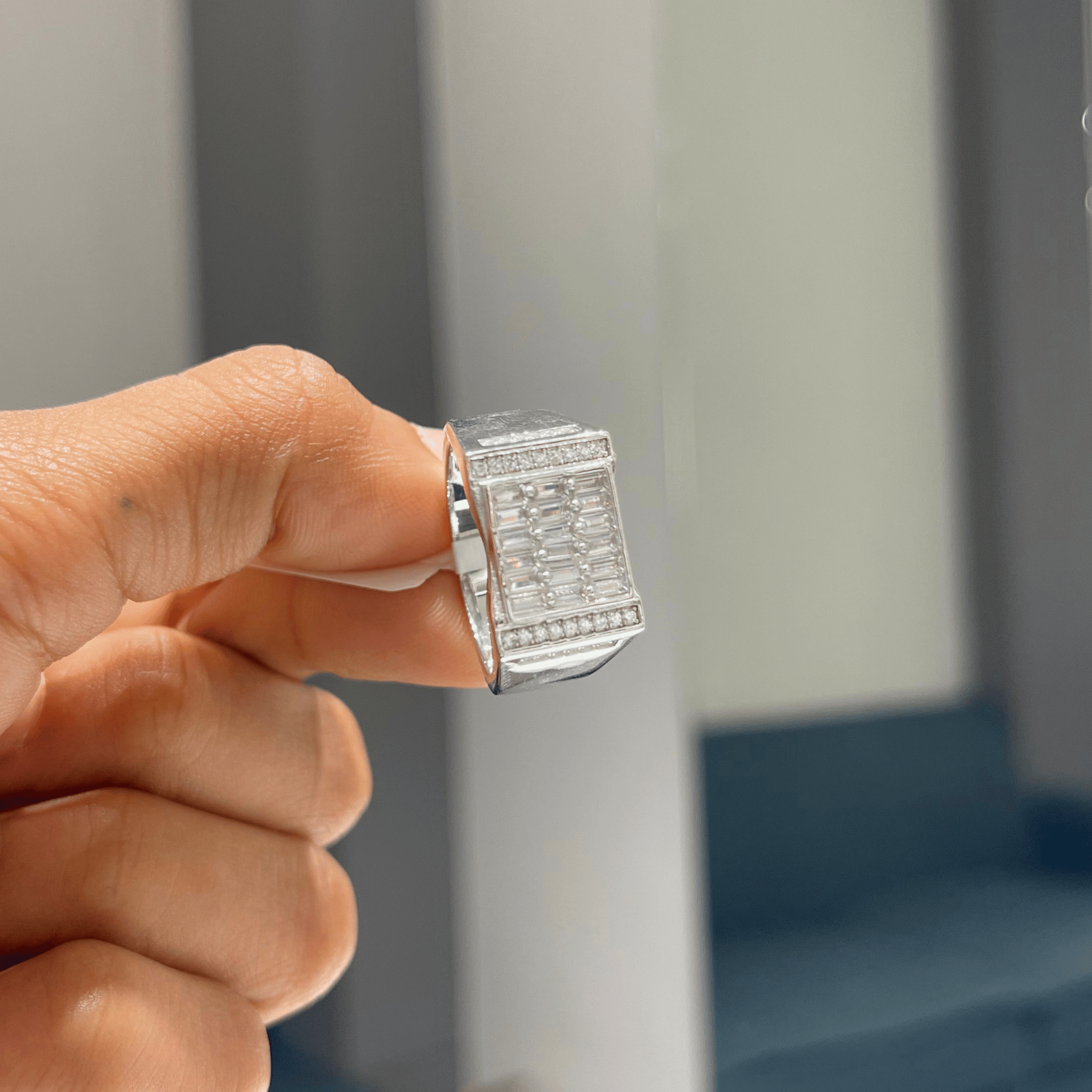 White Spark Ring