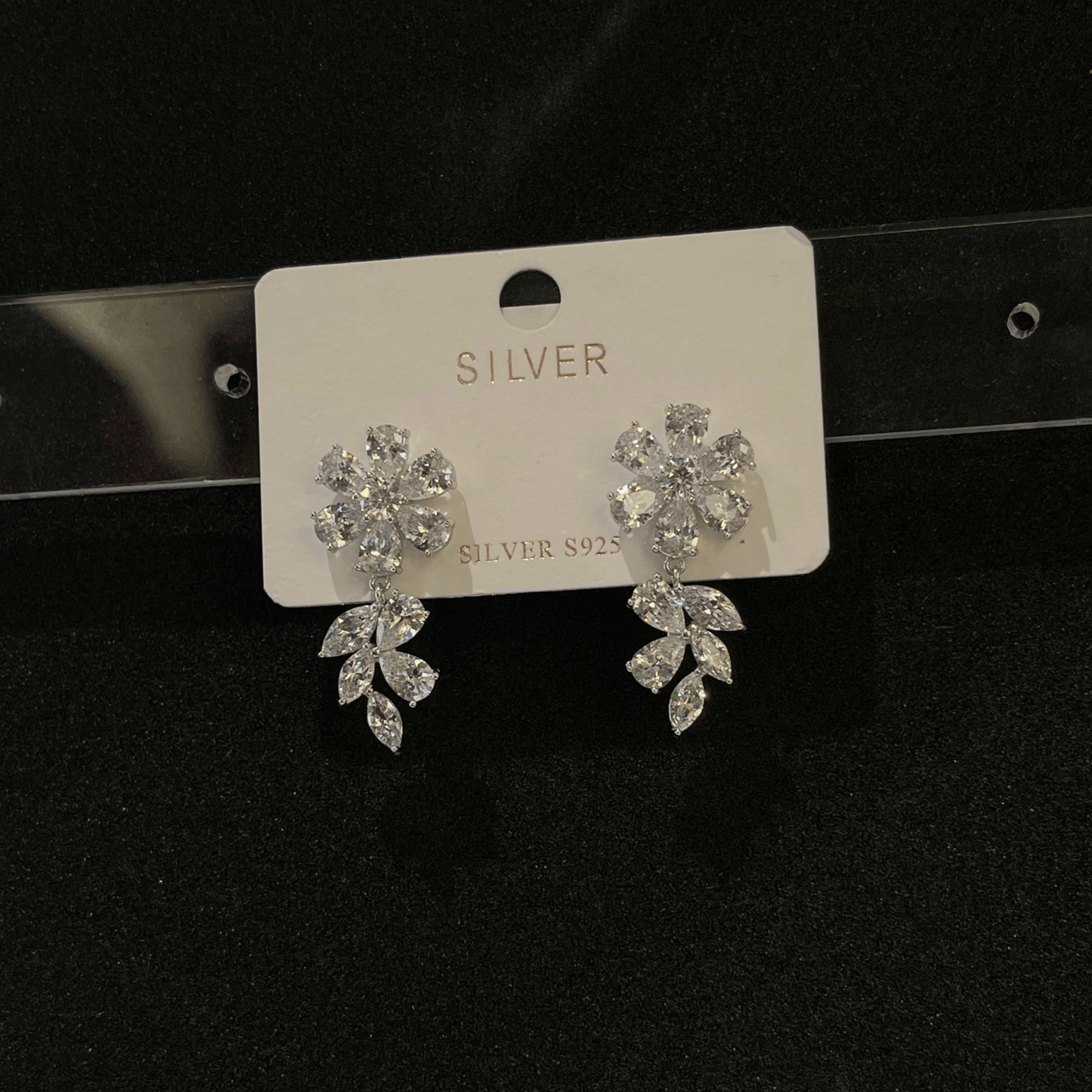 Crystal Cascade Earrings