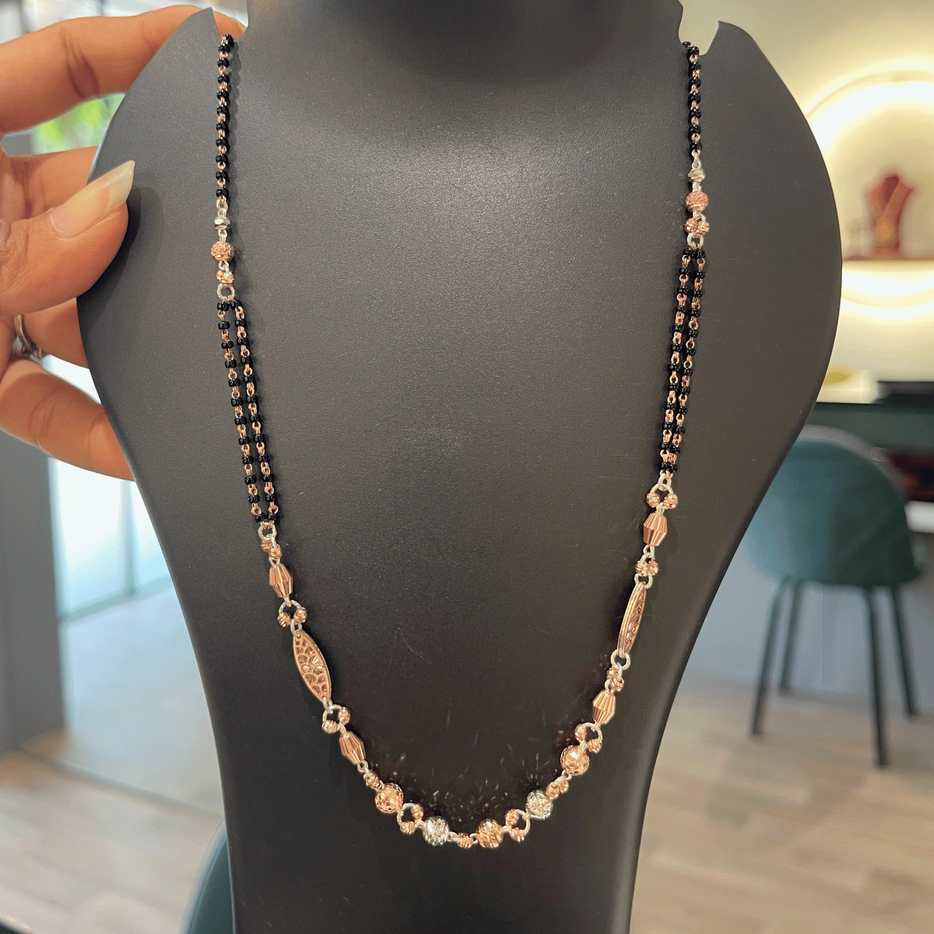 Twin Chain Elegance Mangalsutra 💖