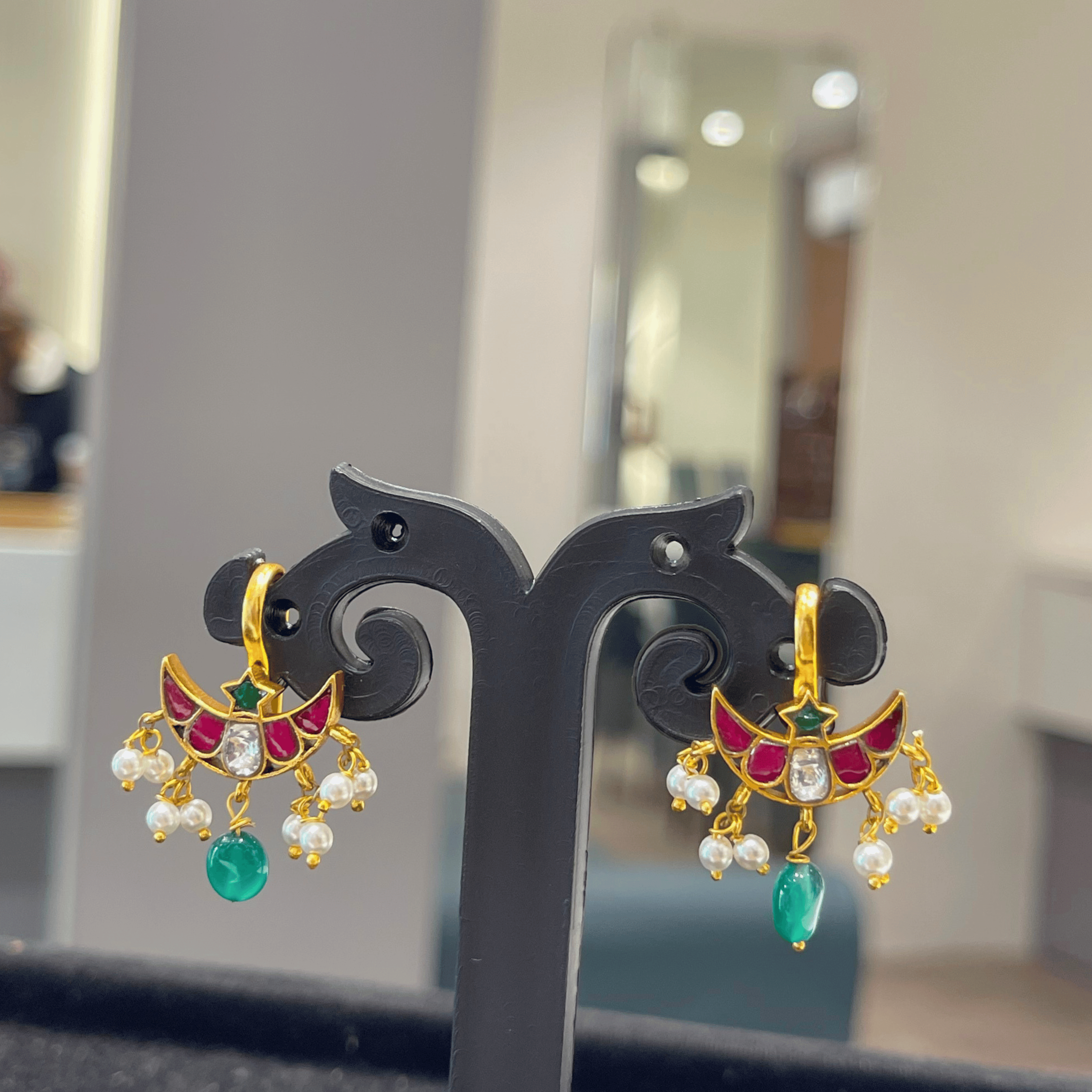 Ethnic Elegance Jhumka Earrings