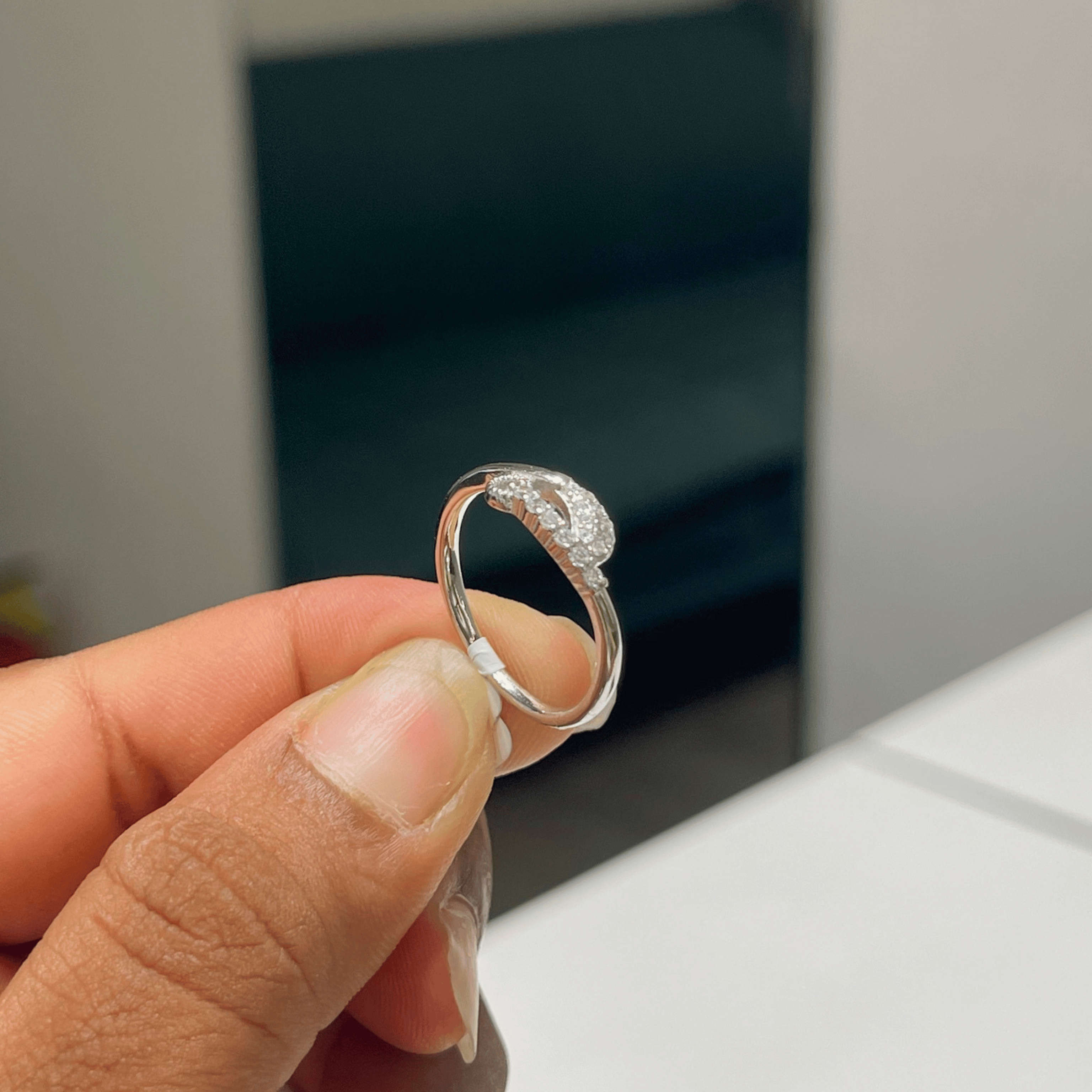 Glitter Halo Ring