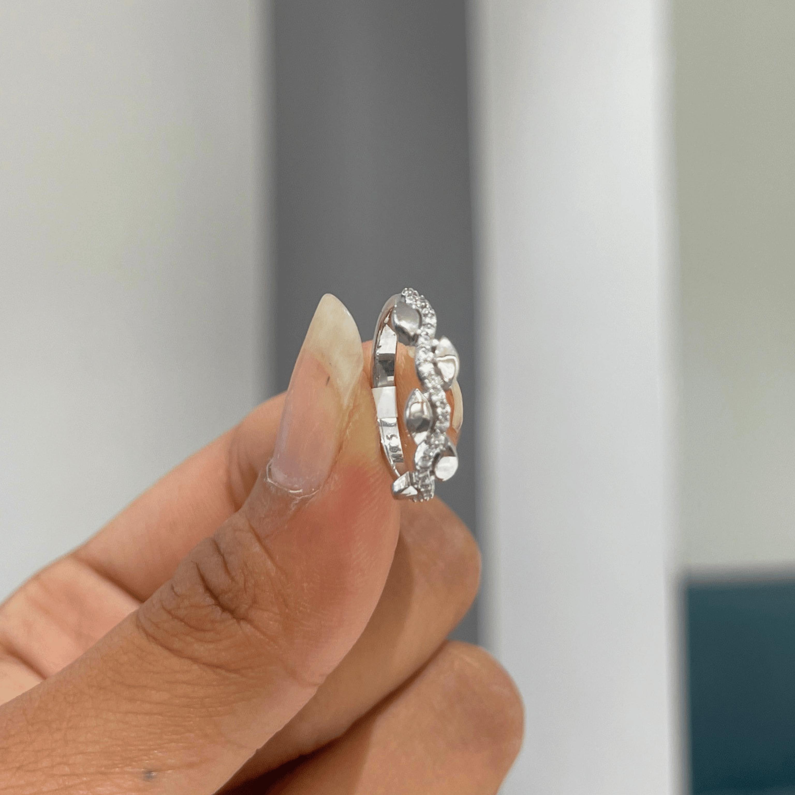 Diamond Orbit Ring