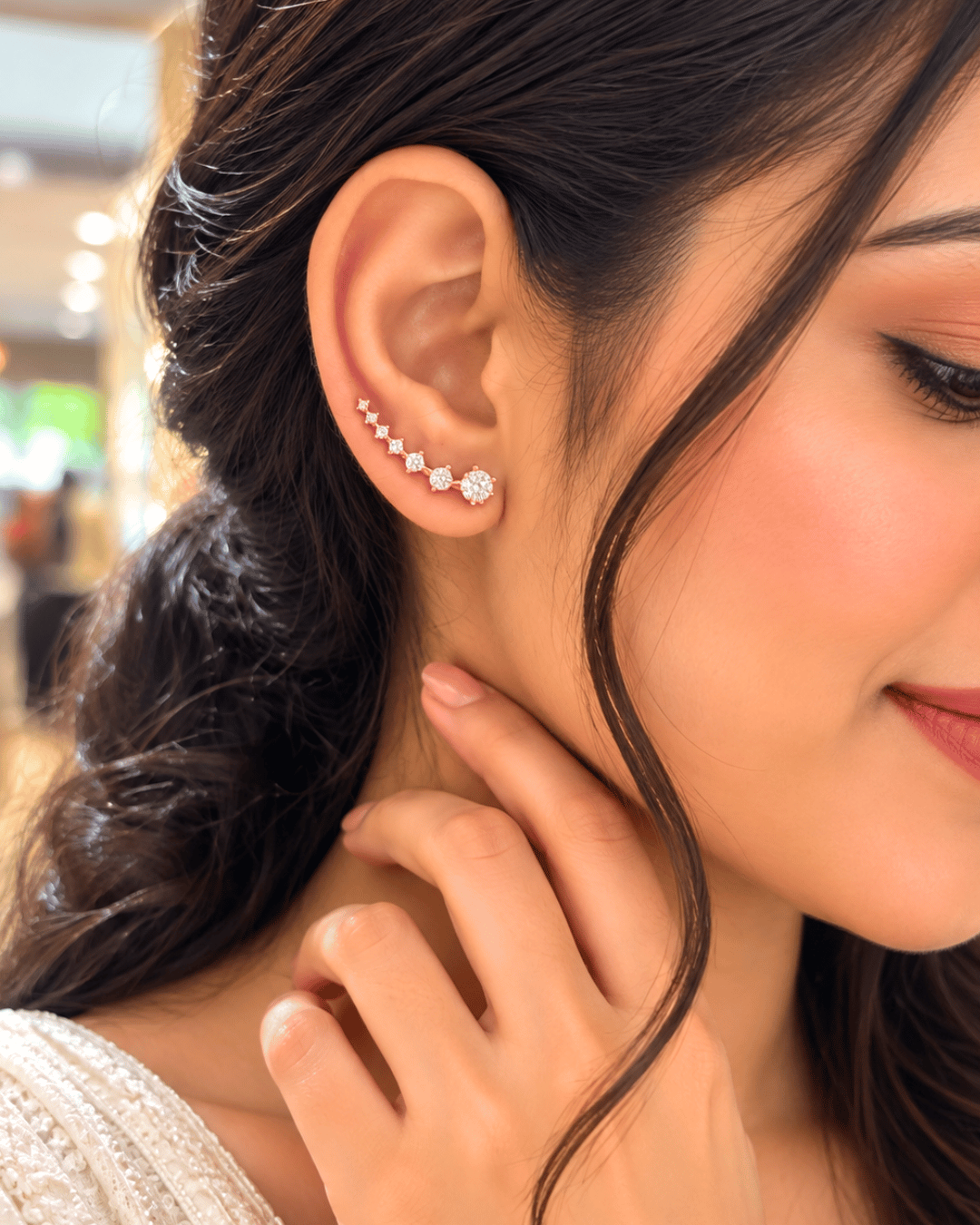 Divina Climber Earrings