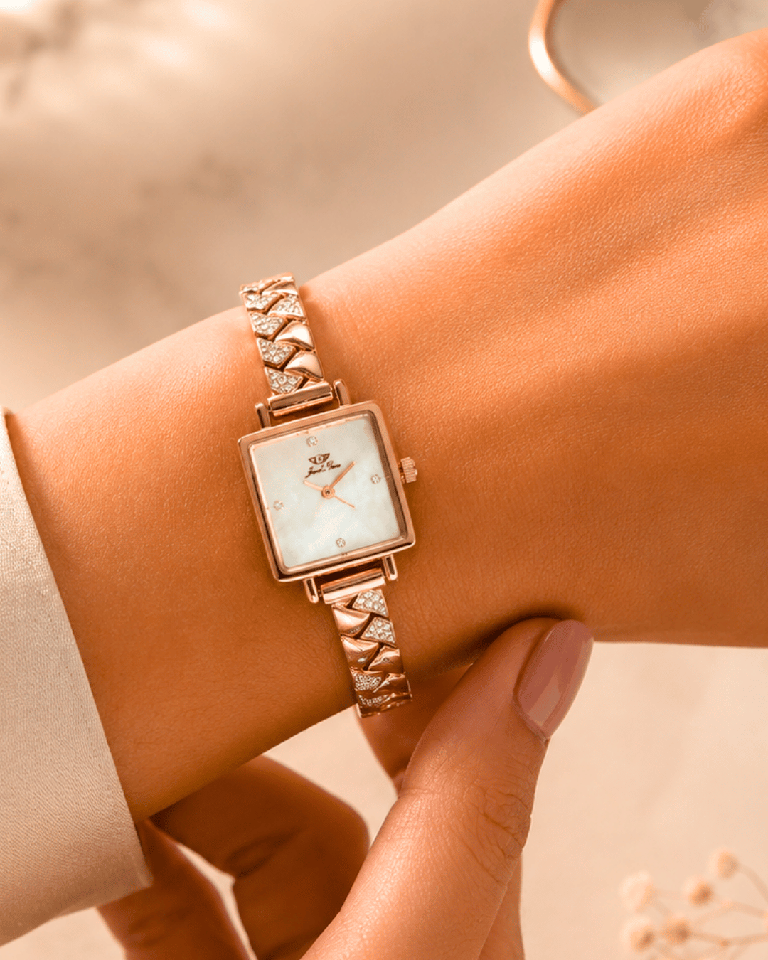 Golden Aura Bracelet Watch