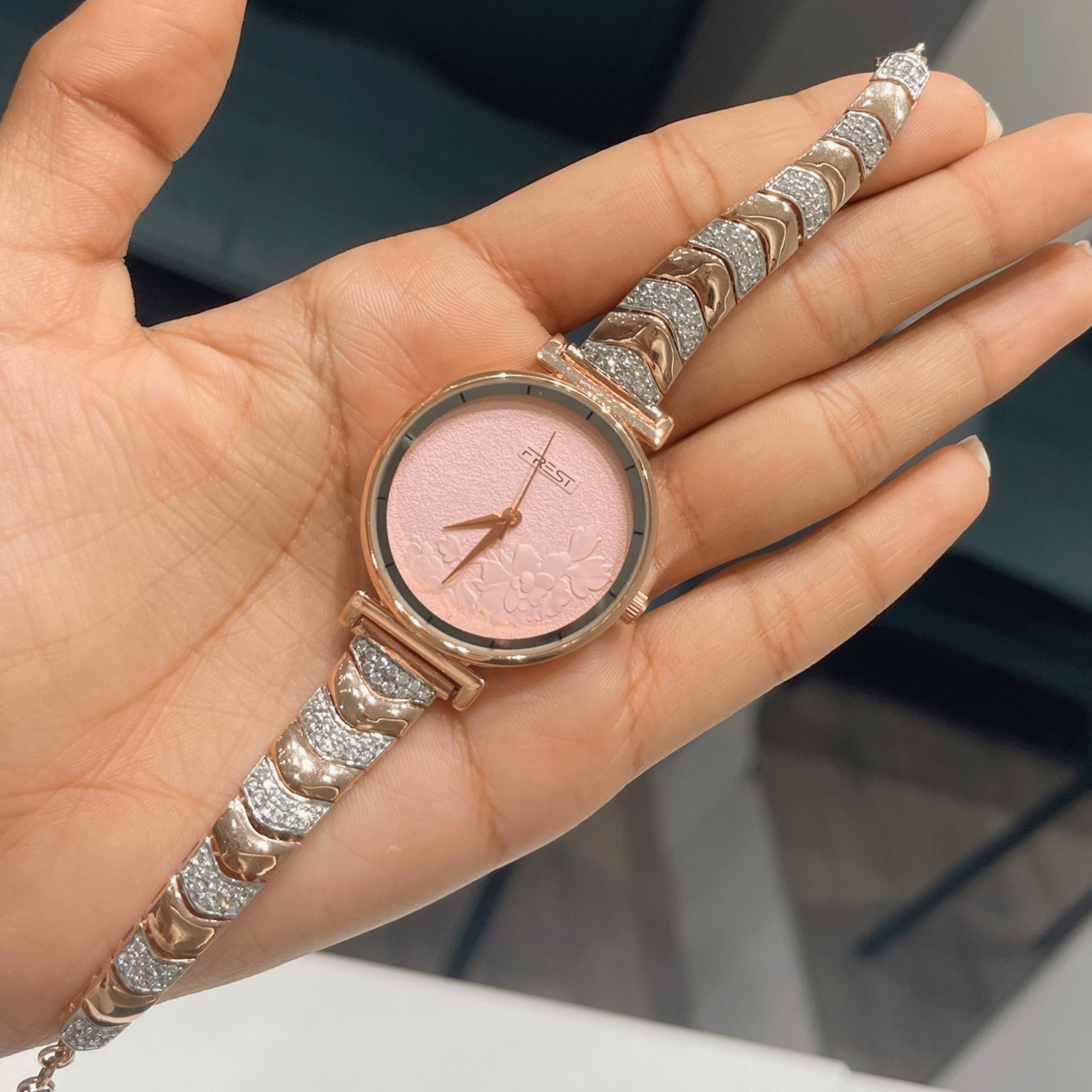 Diamond Touch Rose Watch