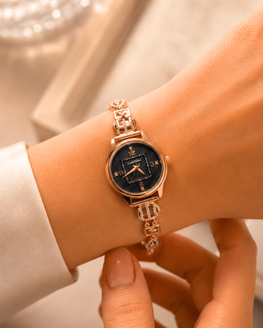 Crystal Link Beauty Watch