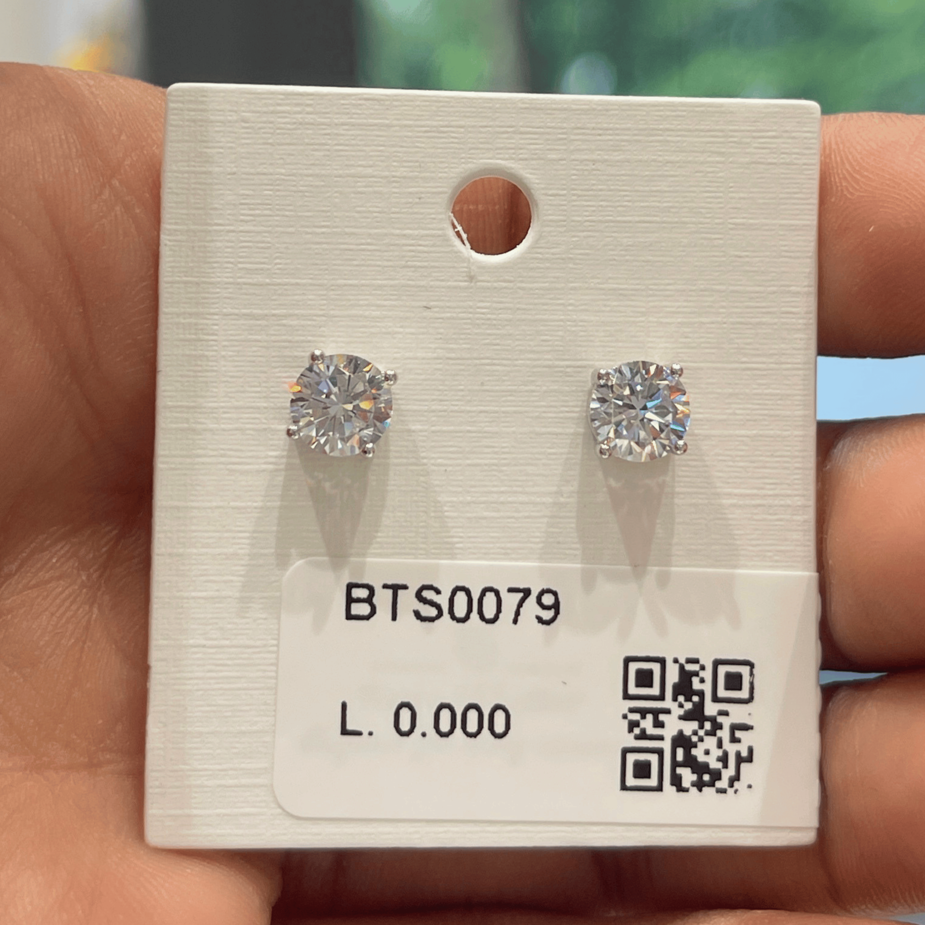 Snow Crystal Earrings