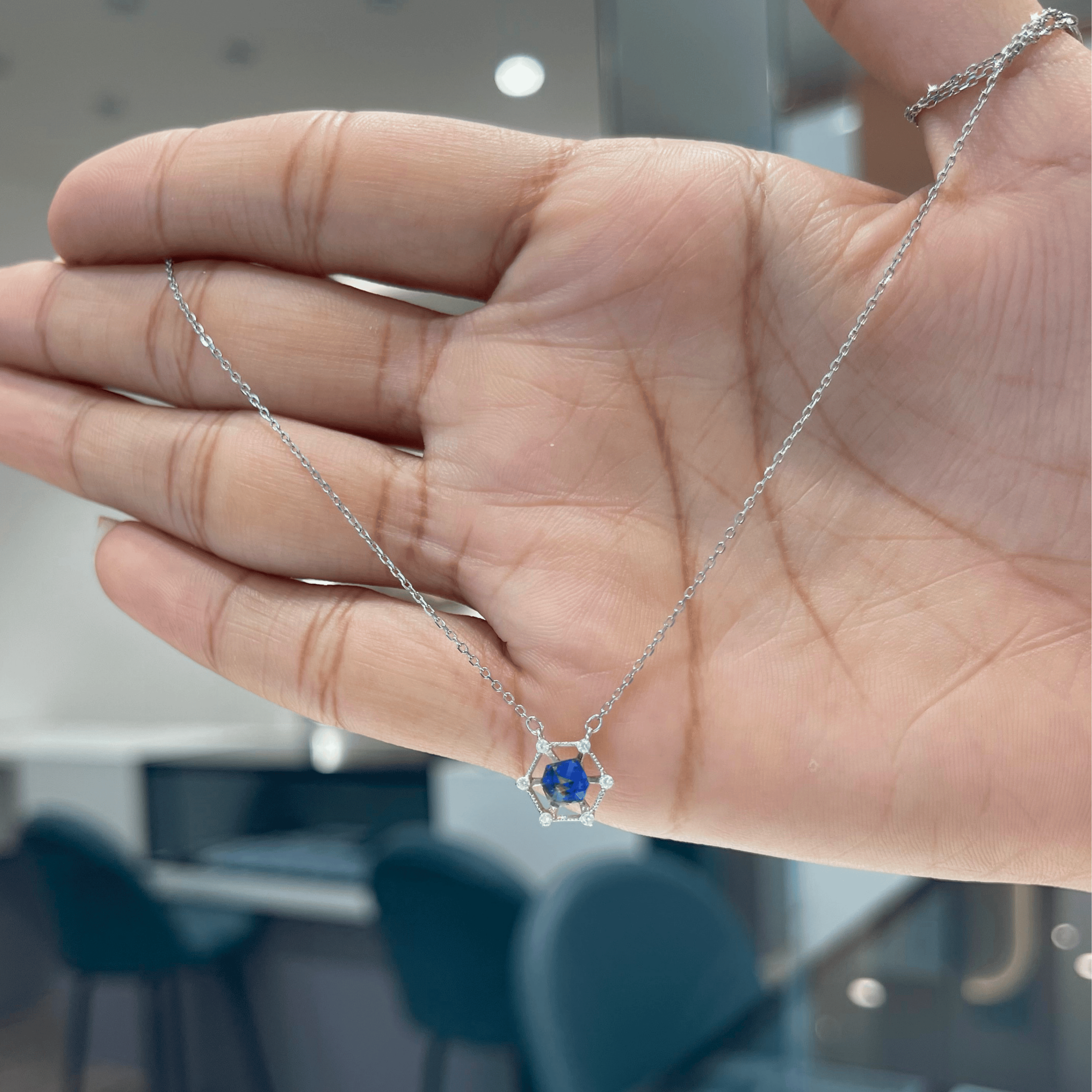 925 Silver Minimal Pendant Chain