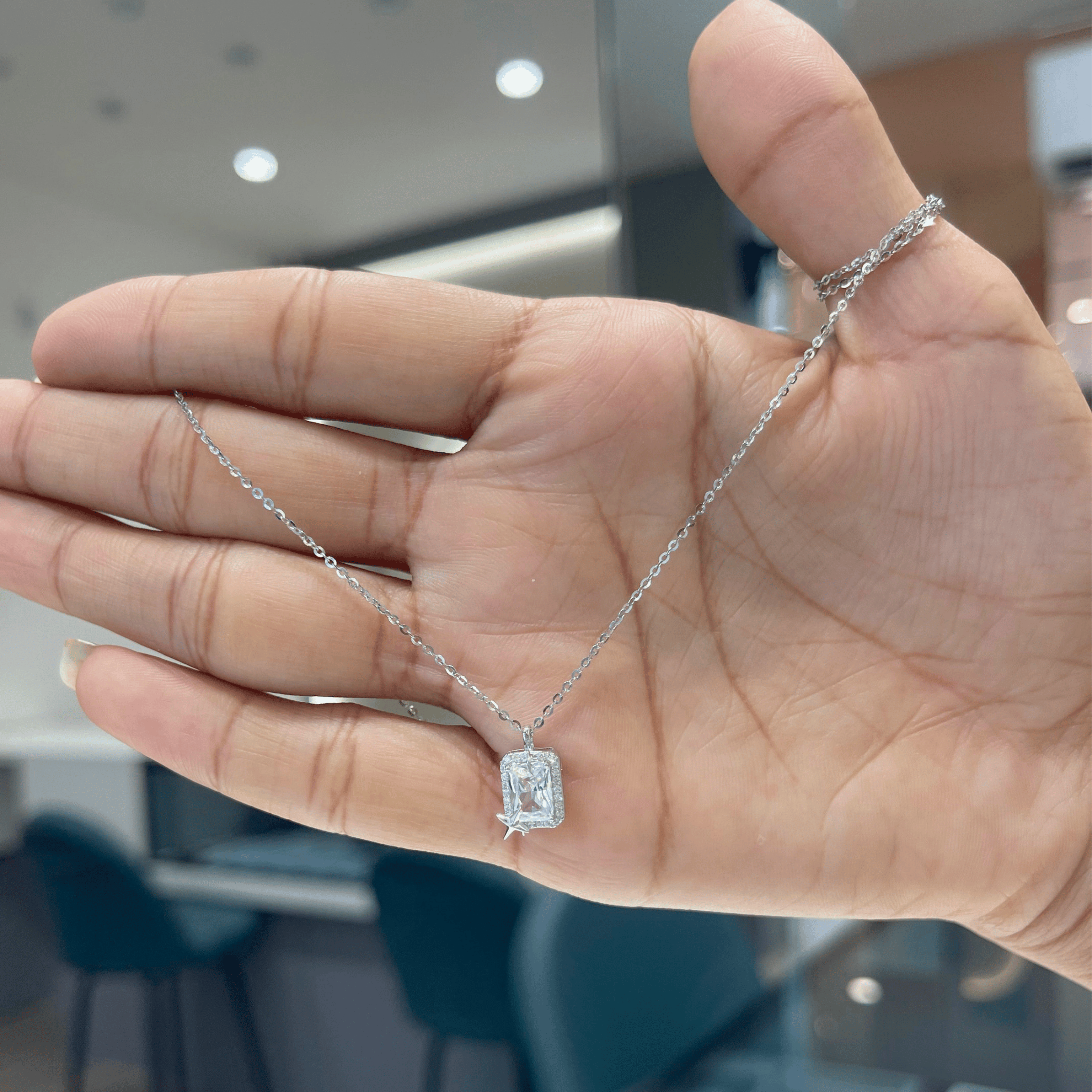 925 Silver Unique Pendant Chain