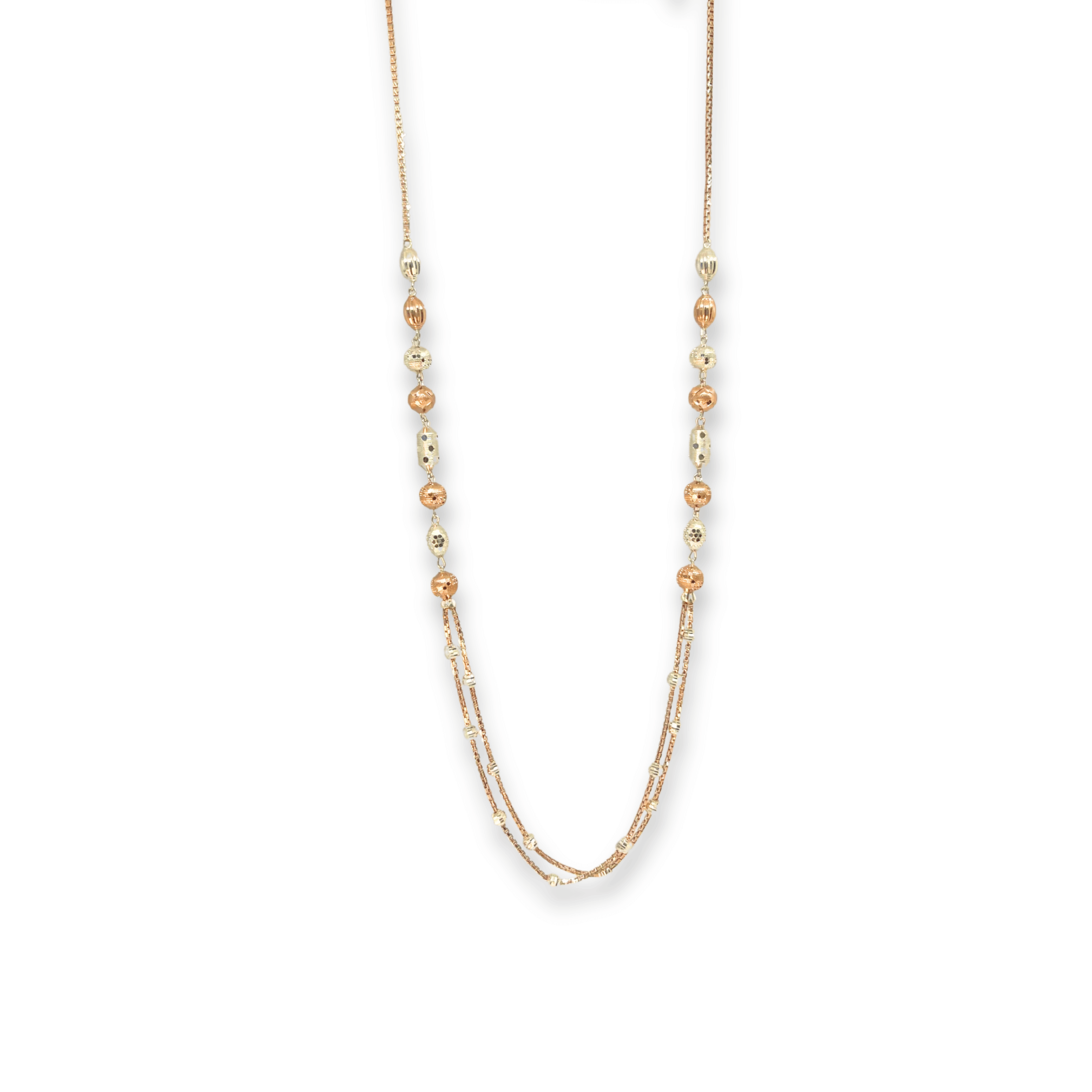 RectaGlow Dual Tone Silver Chain