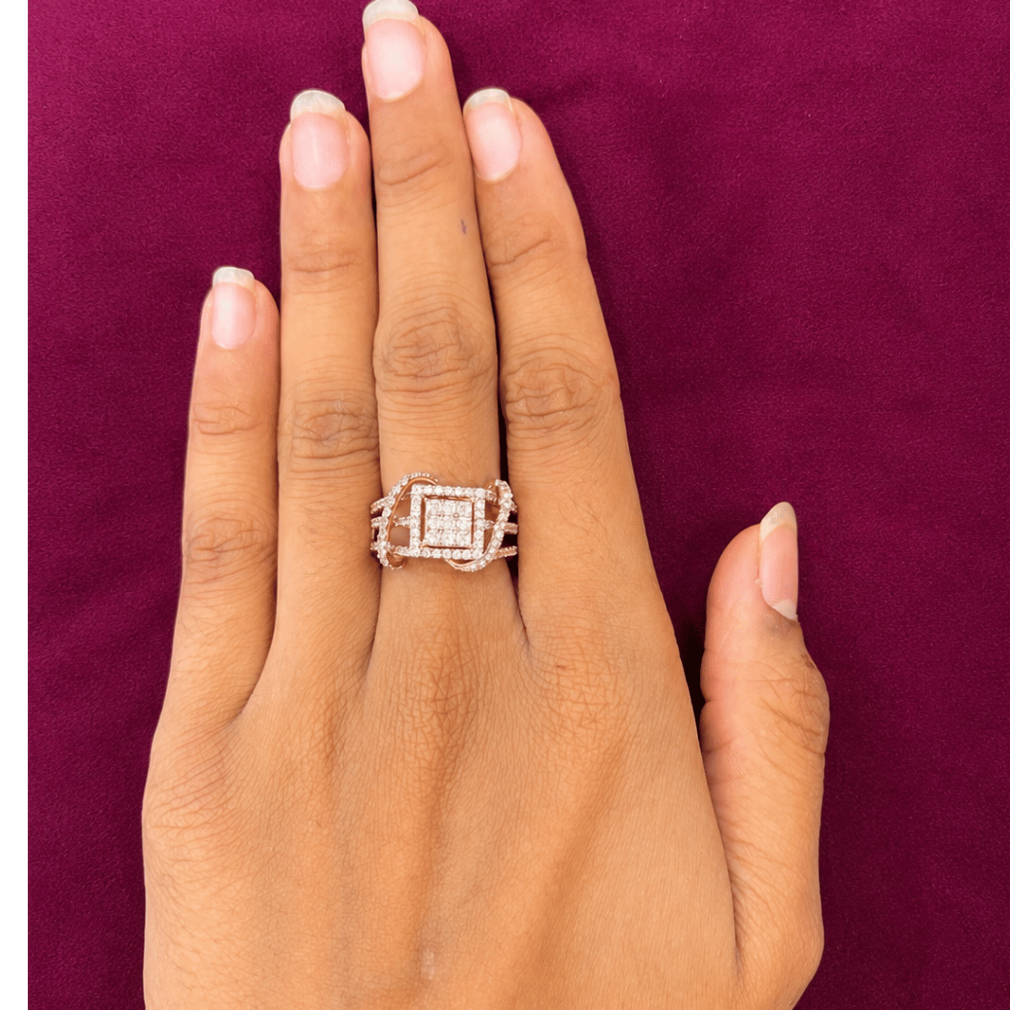 Celeste Loop Ring