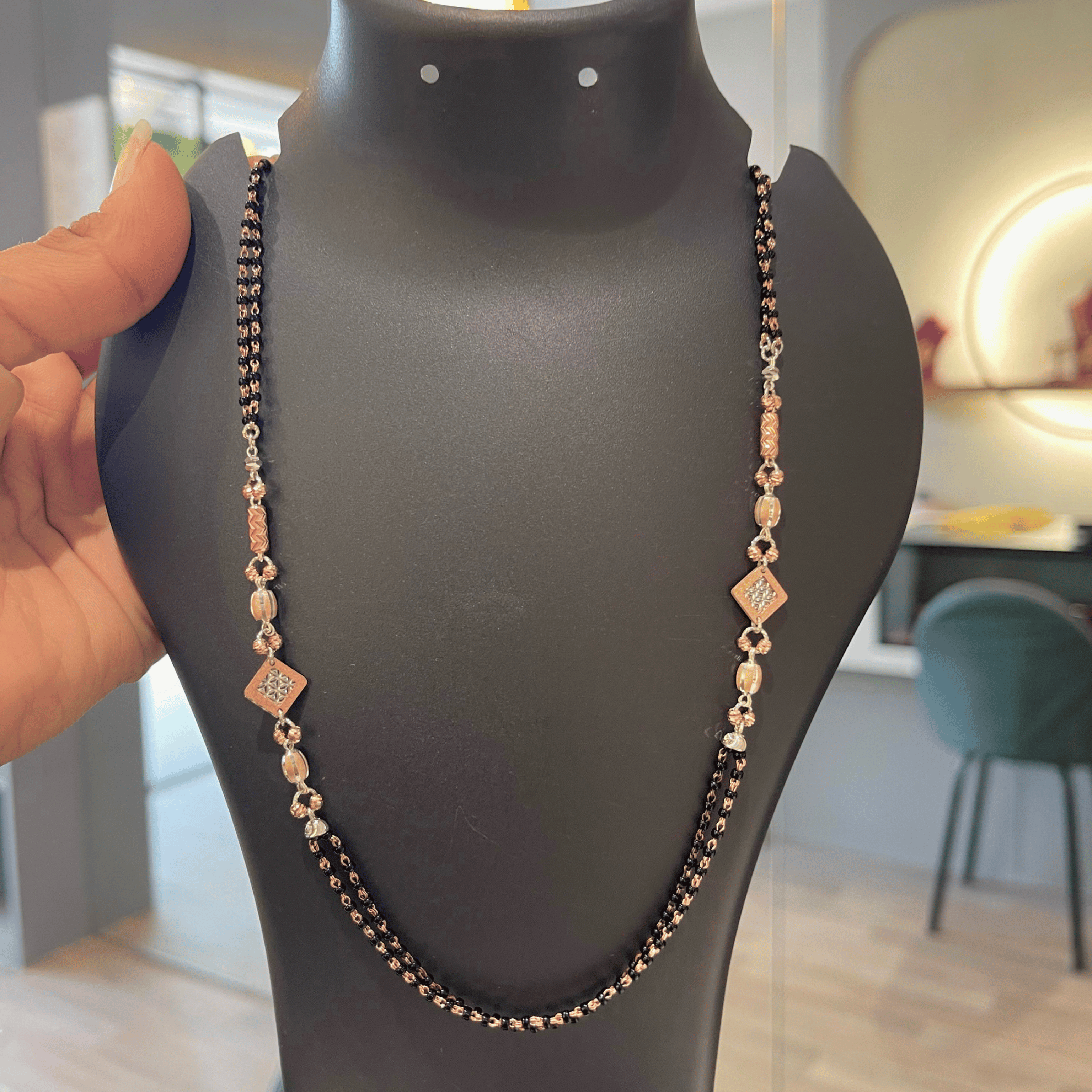 Black Beauty Rosegold Mangalsutra 🖤