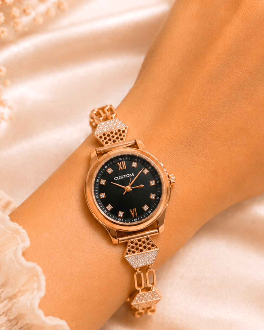 Royal Glow Rose Gold Watch
