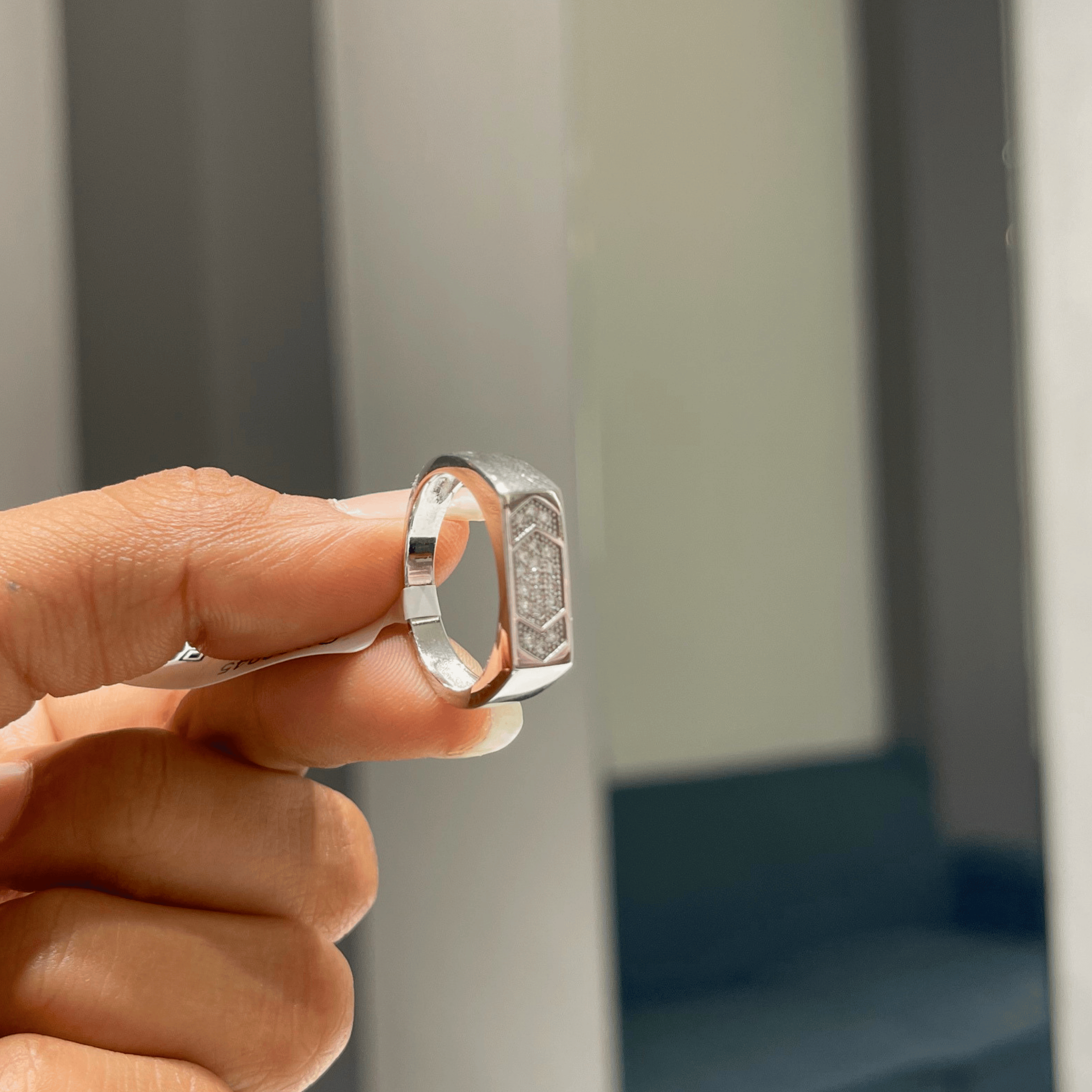 Ice White Ring
