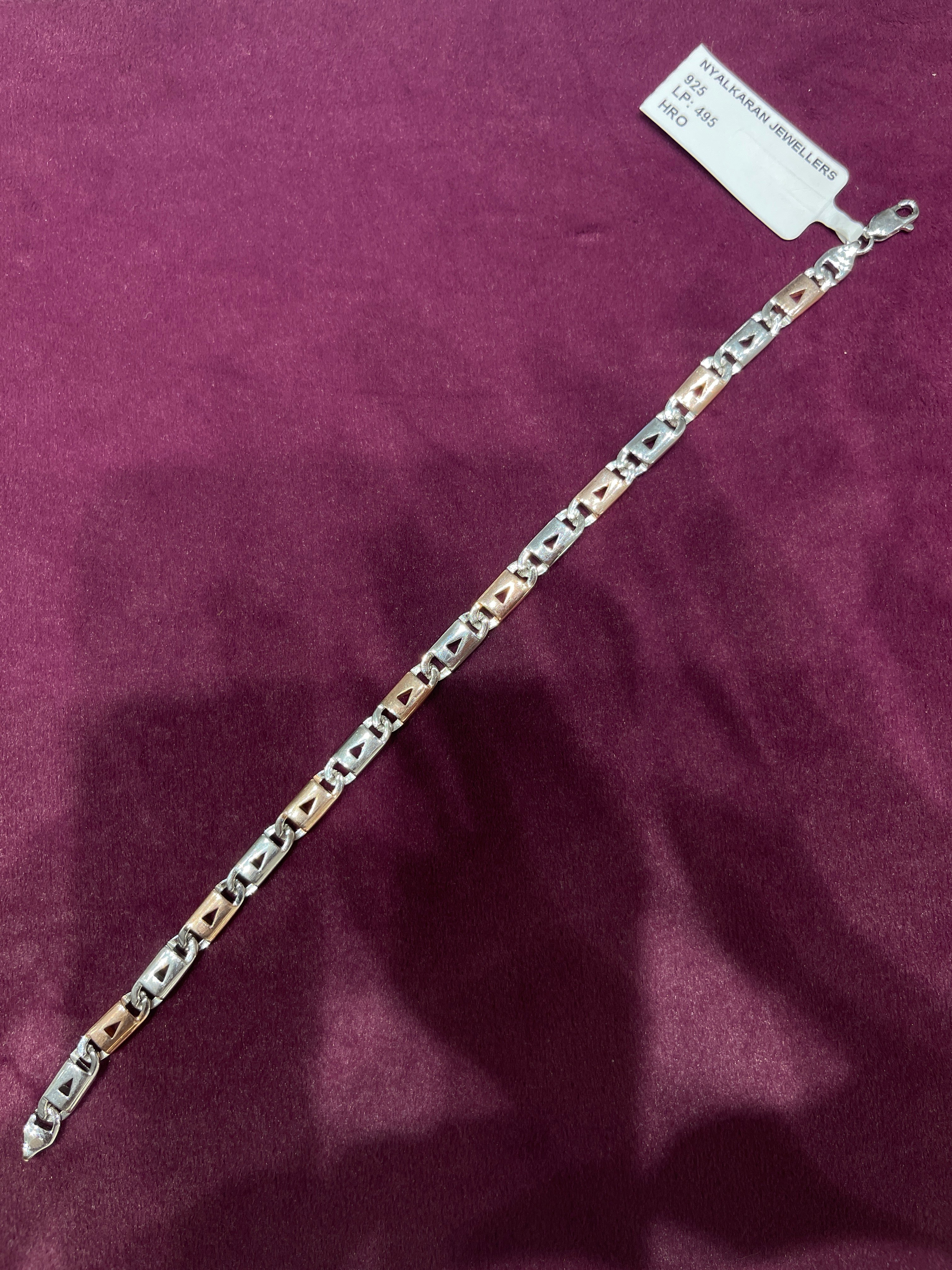 Bold Touch Silver Bracelet