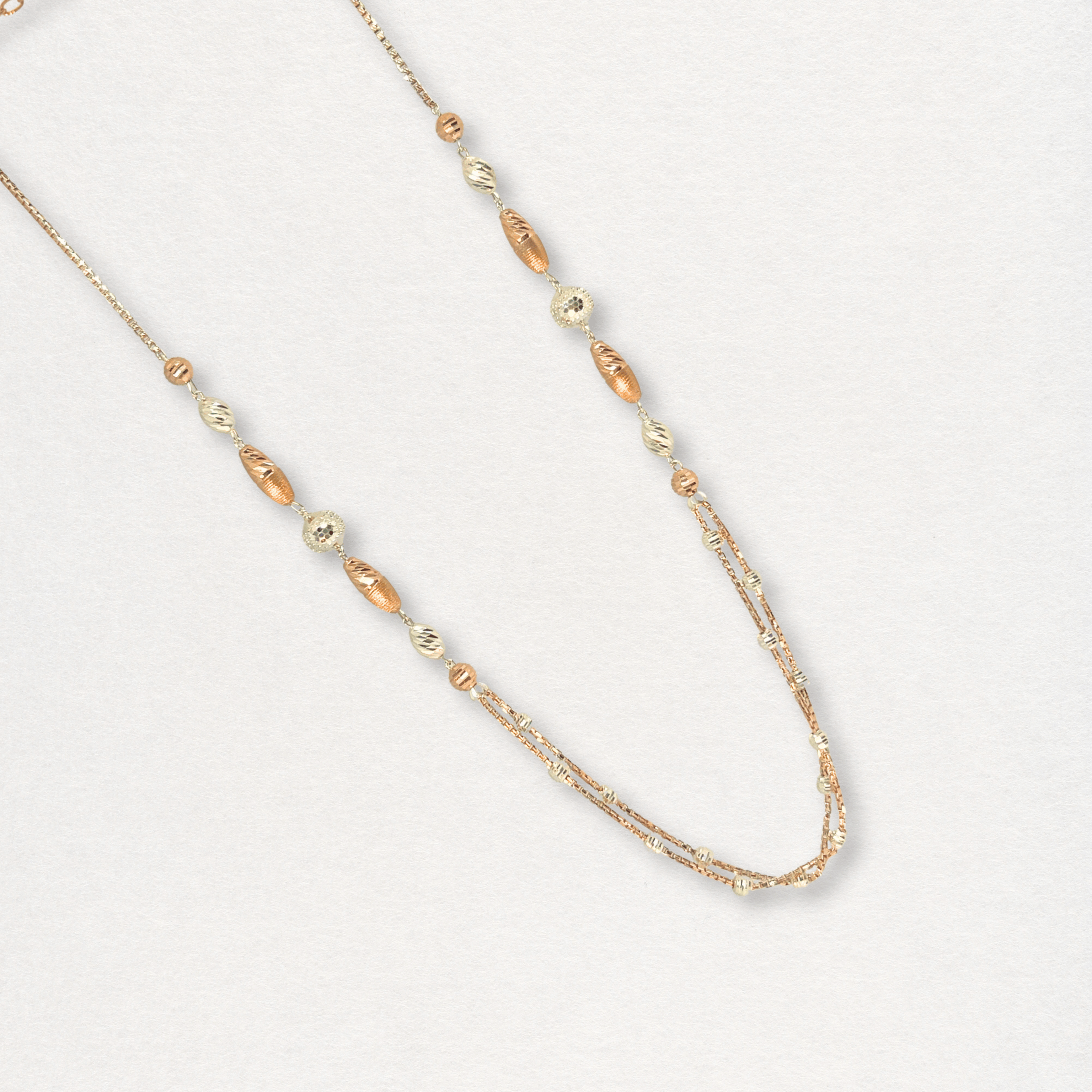 Elonglo Dual Tone Silver Chain