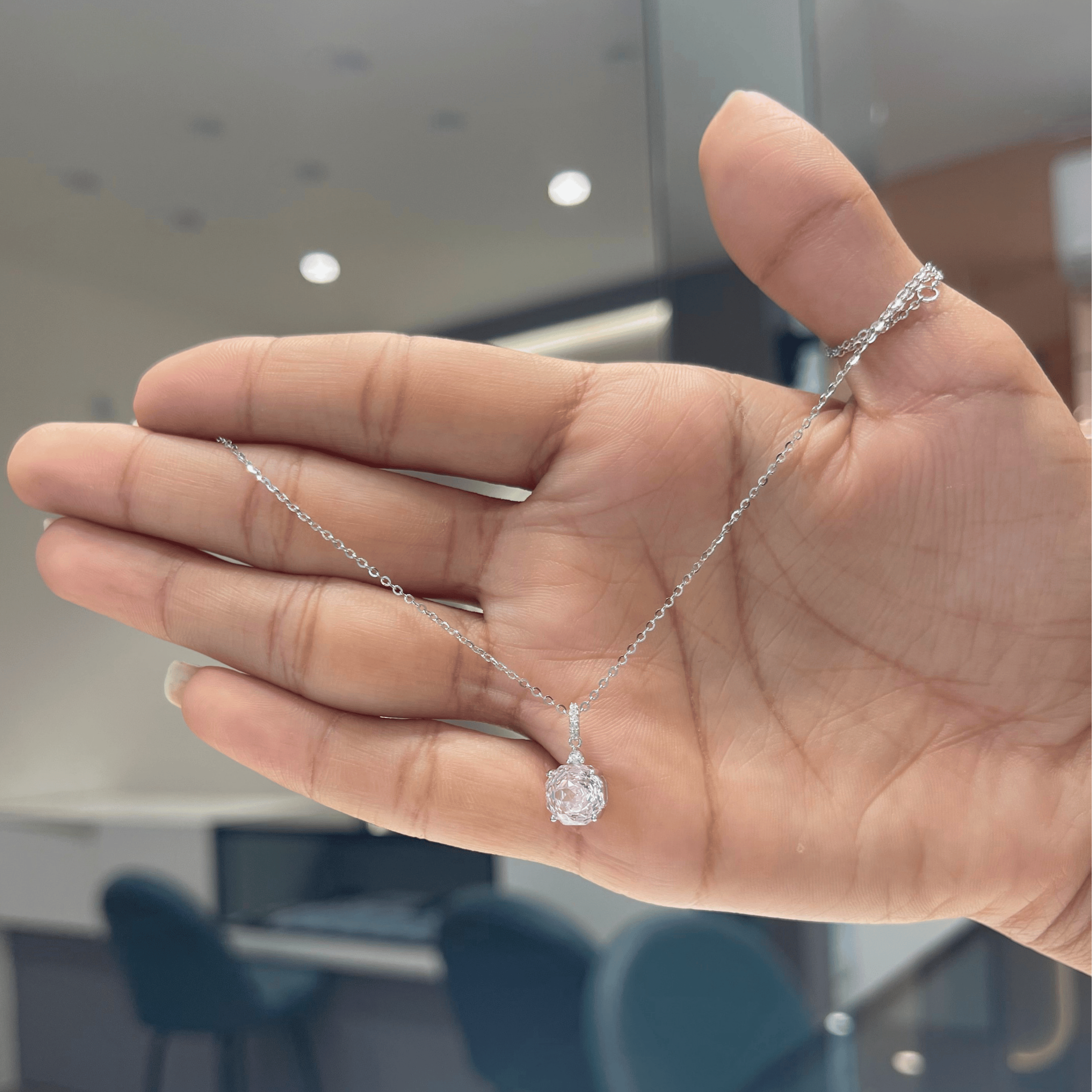 925 Silver Minimal Chain Pendant
