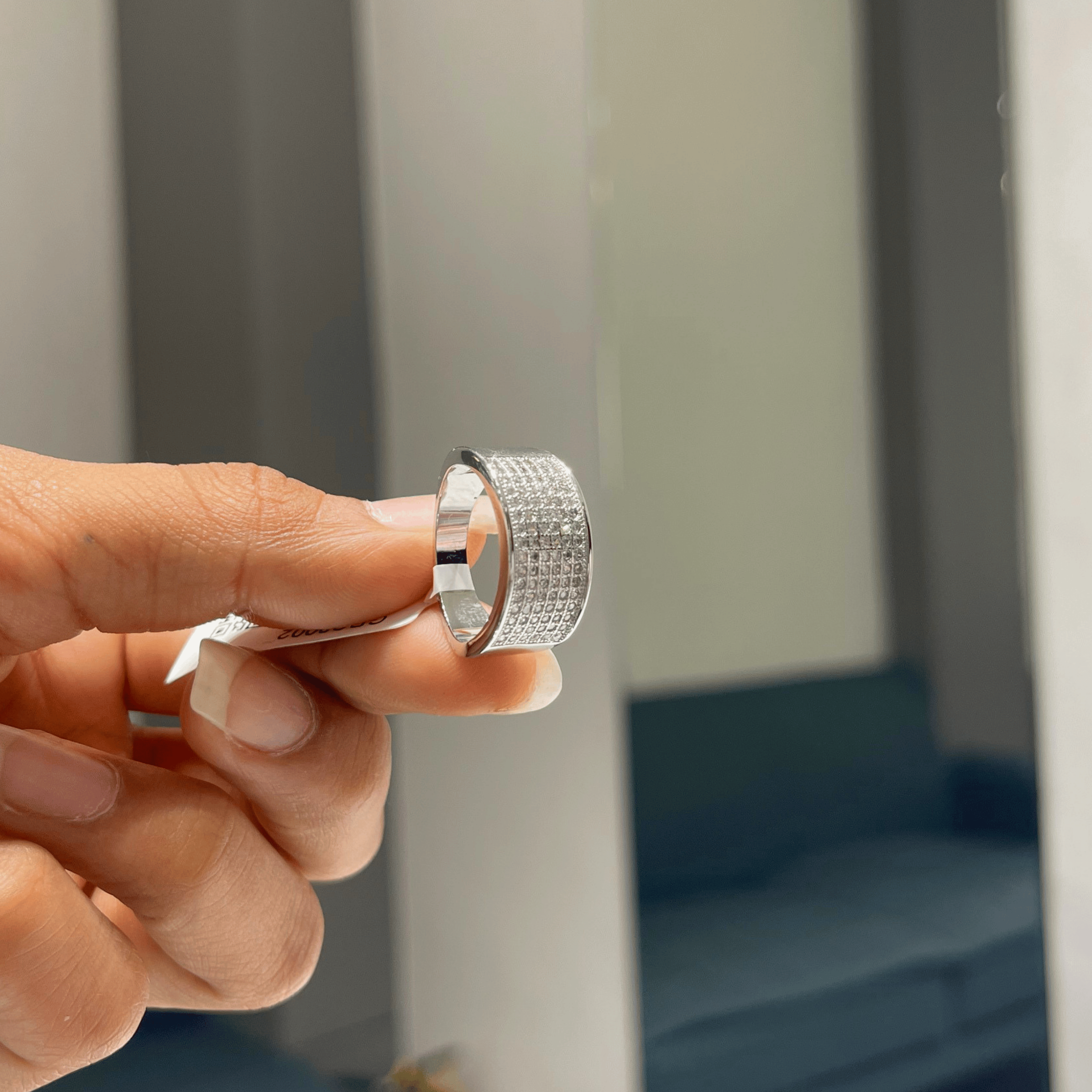 White Spark Ring