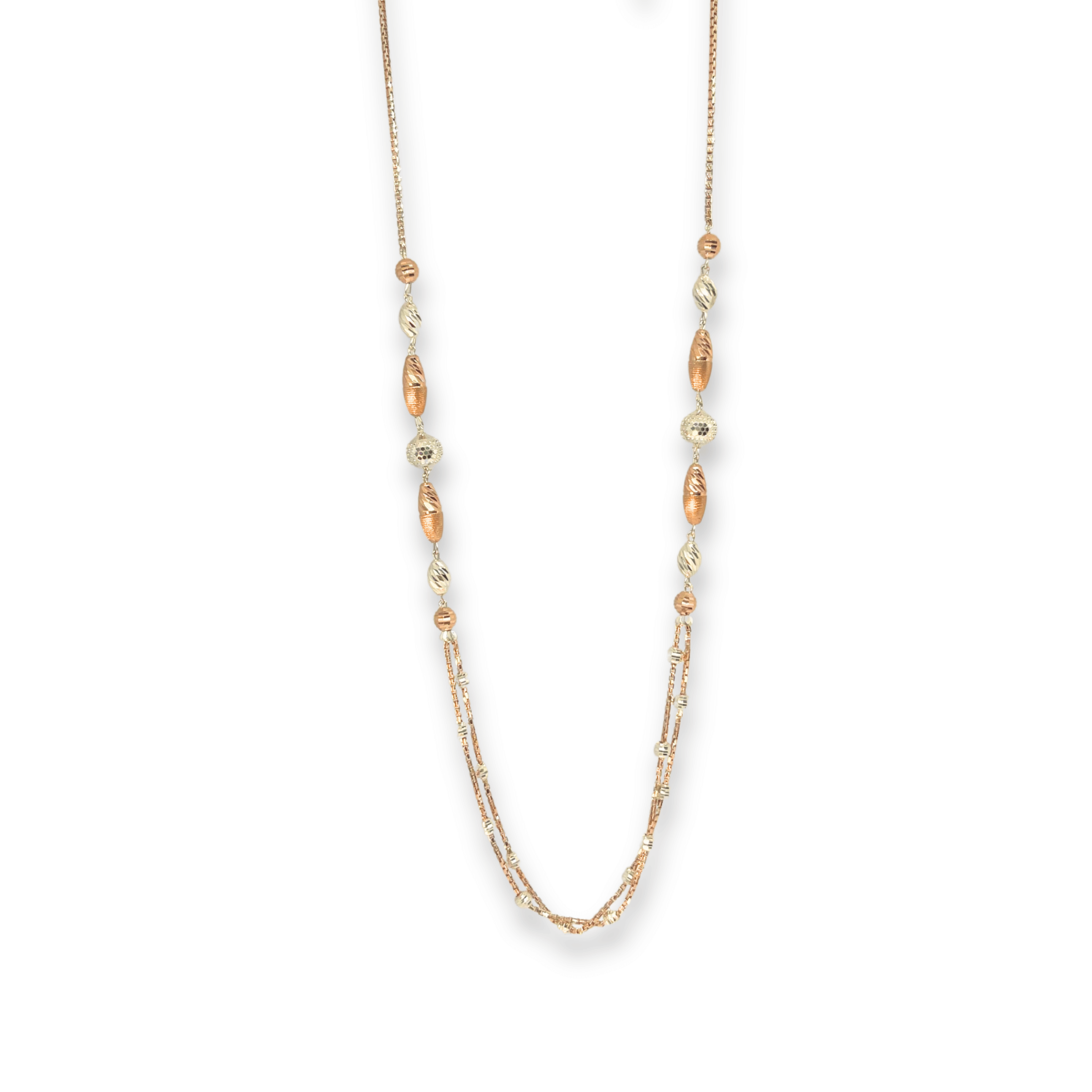 Elonglo Dual Tone Silver Chain