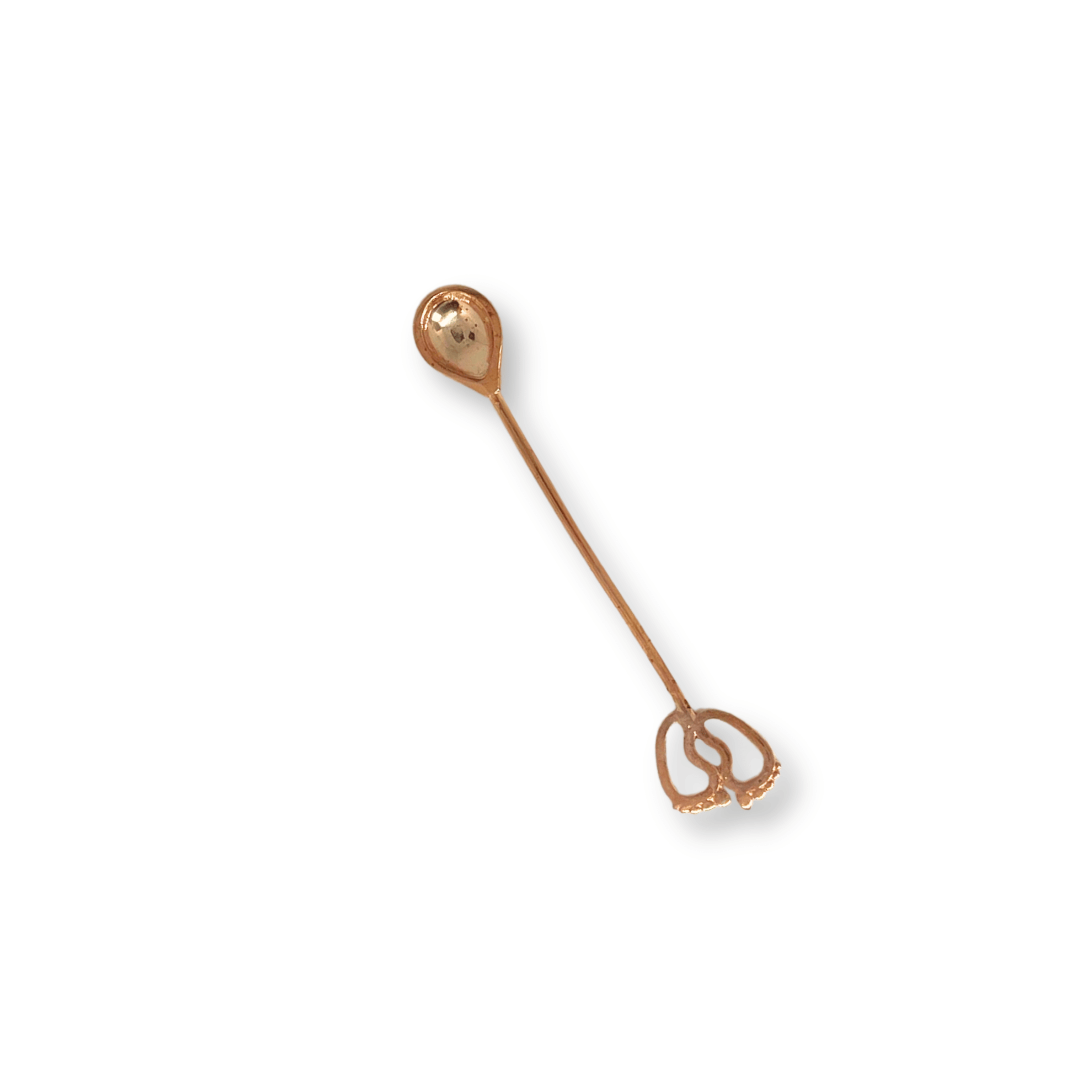 Gold Finish Pooja Aarti Spoon